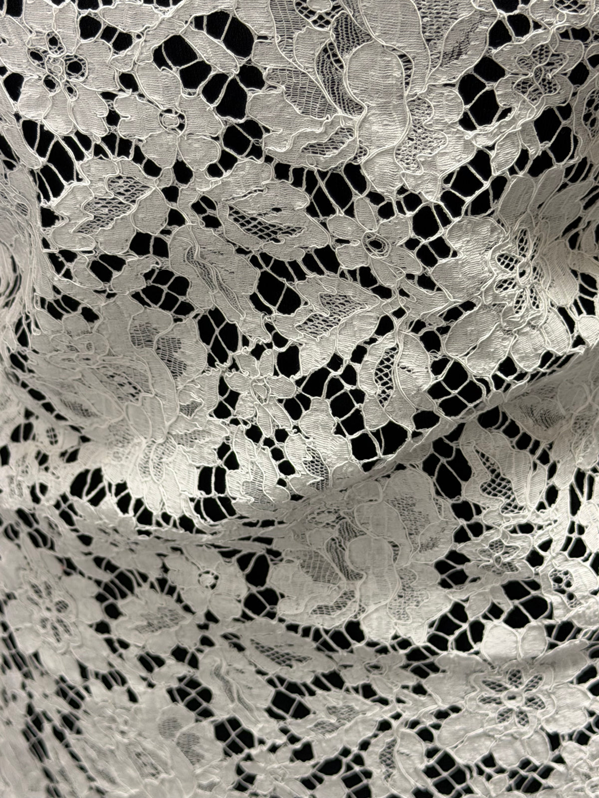 Ivory Eco Corded French Lace - LA4003