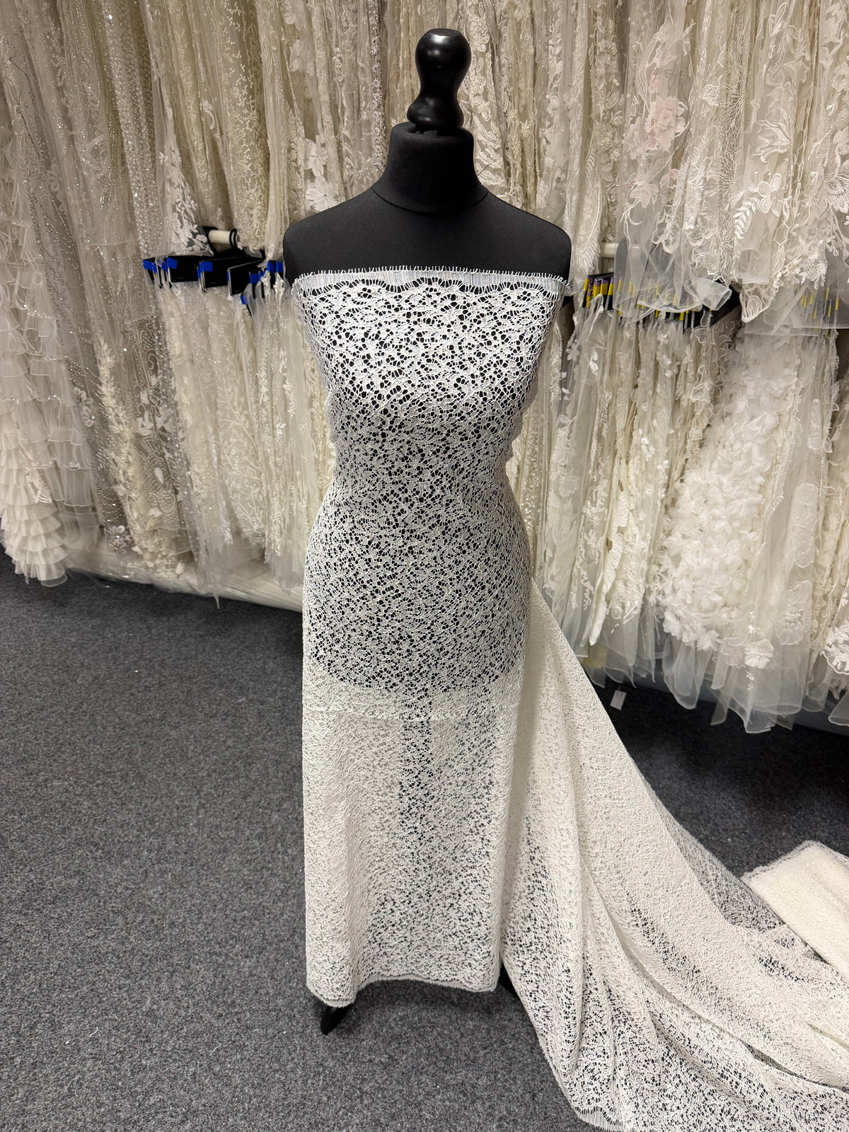Ivory Corded French Lace - LA4005