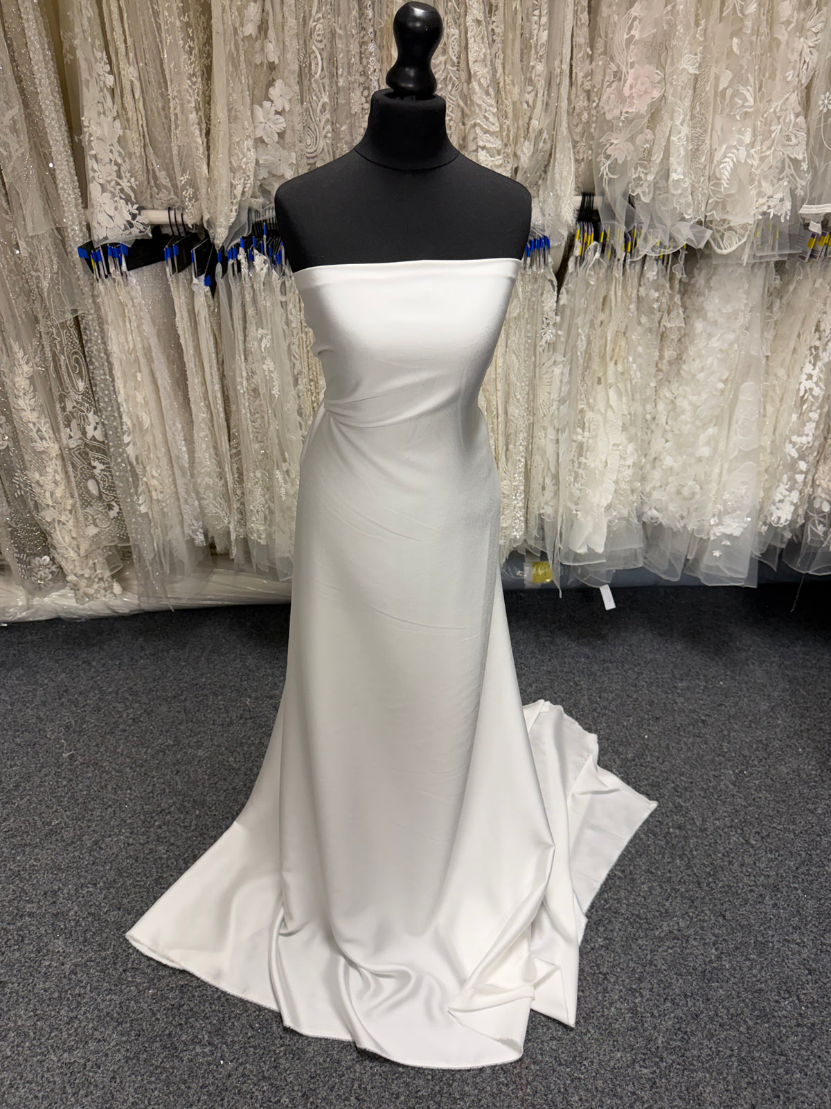 Ivory Polyester Satin Backed Crepe - Nostalgic (CF)
