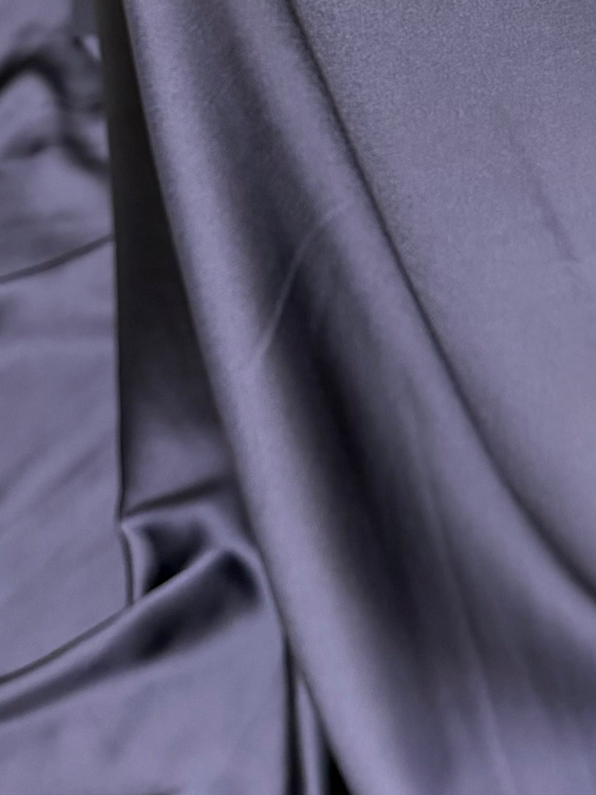 Navy Polyester Satin Backed Crepe - Nostalgic (CF)