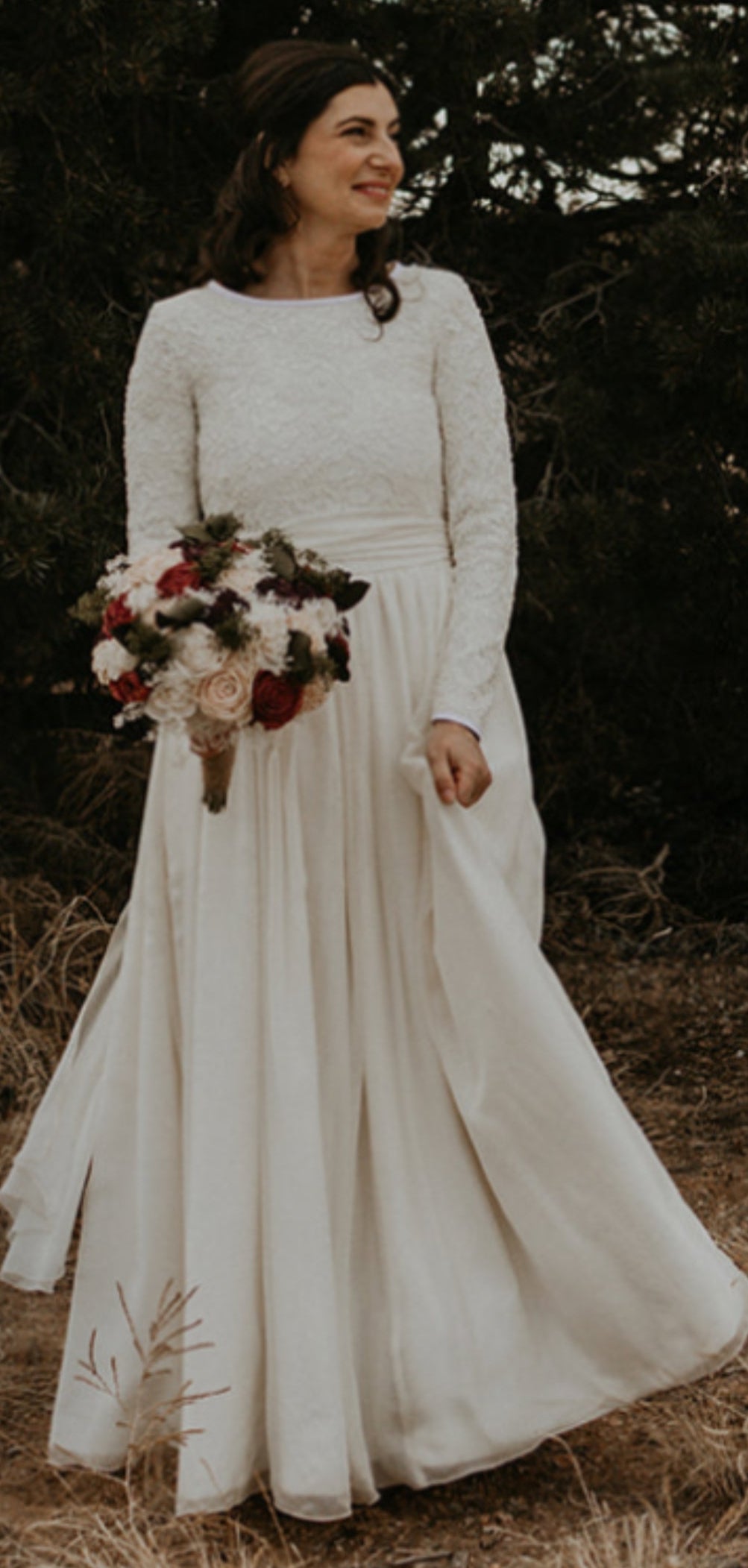 Ivory Silk Chiffon - Tempest