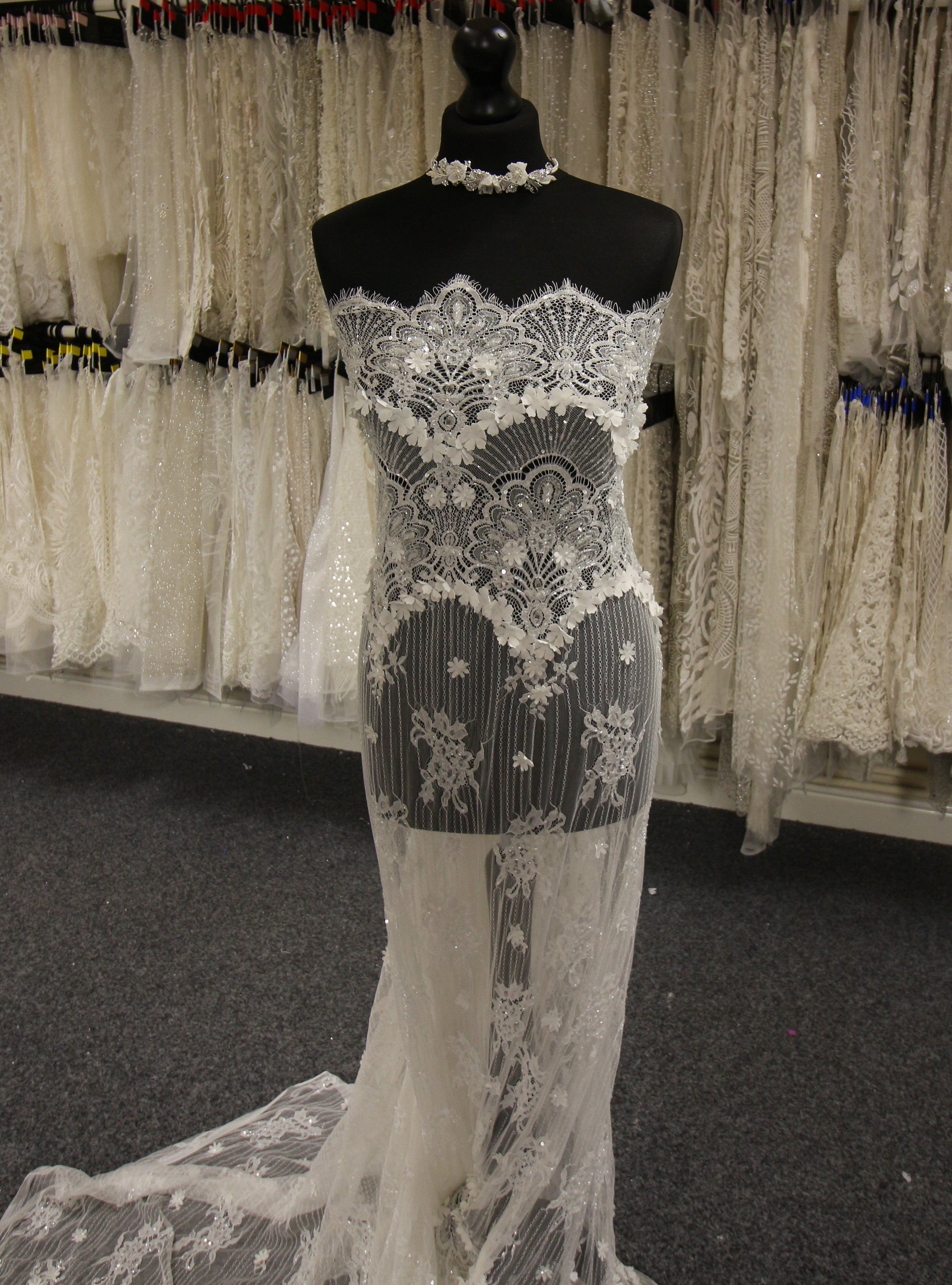 マリハ バラの蕾のジャケット Lace Arabesque MARIHA(マリハ) 花の蕾のジャケット Black シティードレスコレクション