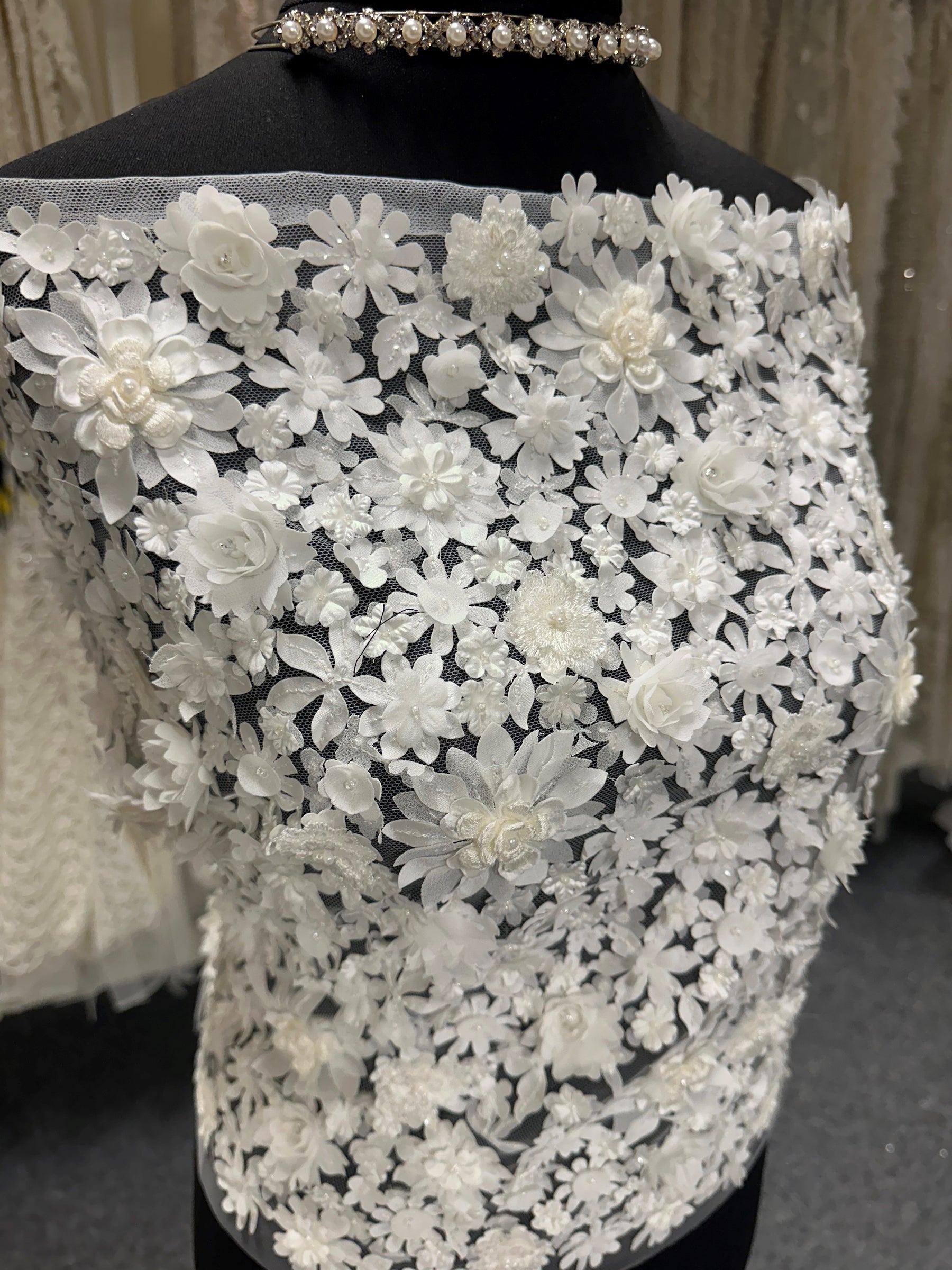 Ivory Flower Lace - Mackenna