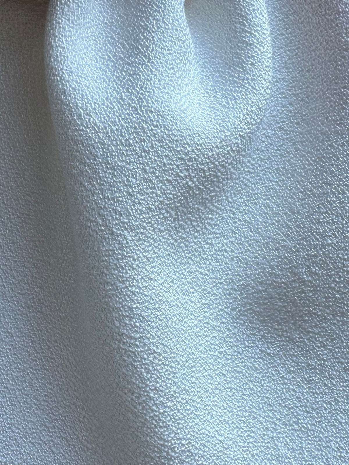 Ivory Viscose Blend Stretch Crepe - Rapture