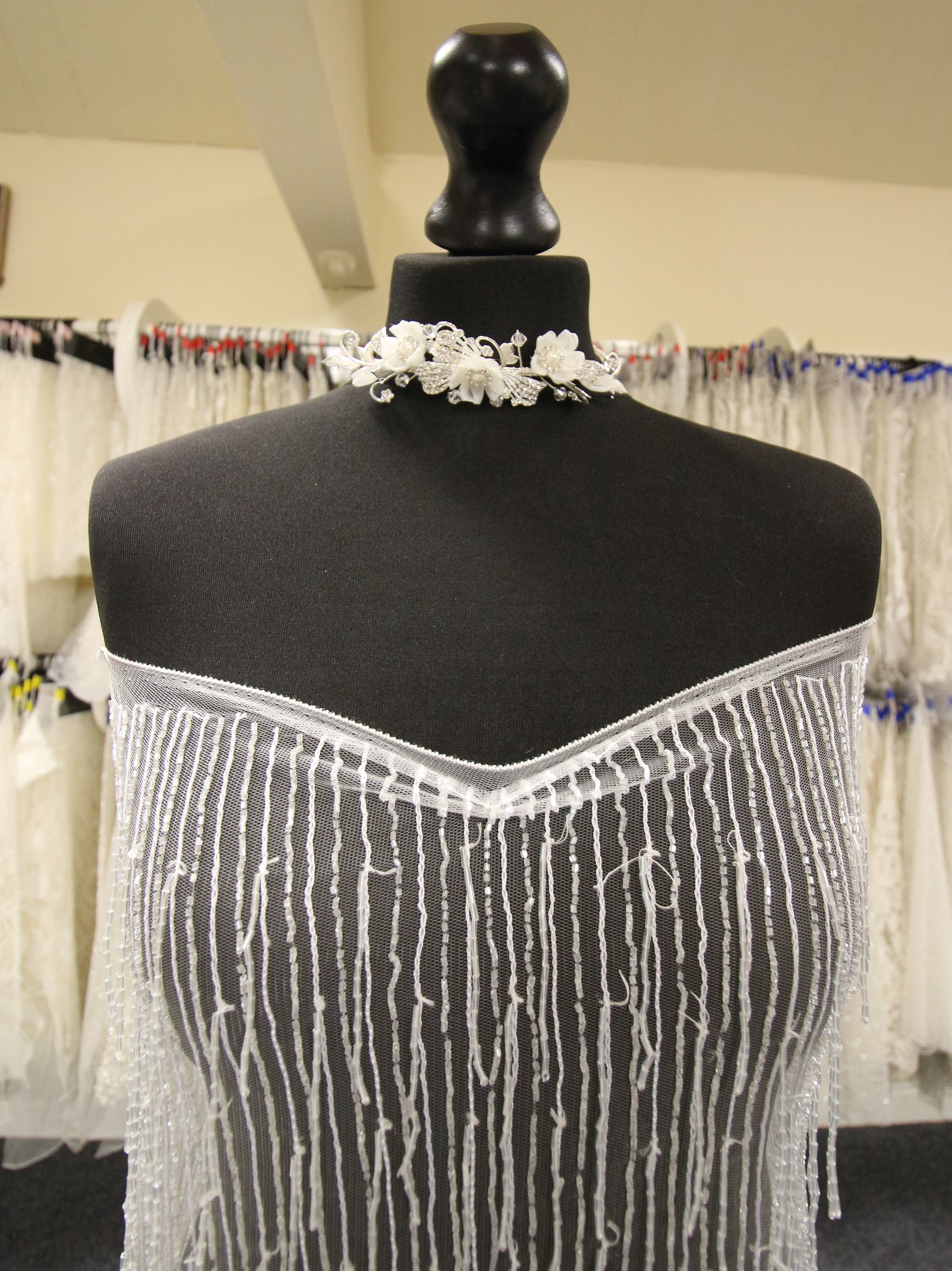 Ivory Beaded Lace - Desdemona