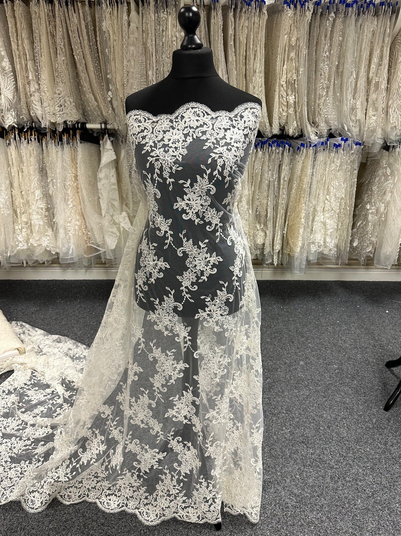Ivory Corded Lace - Adele Ivory Corded Lace - Adele