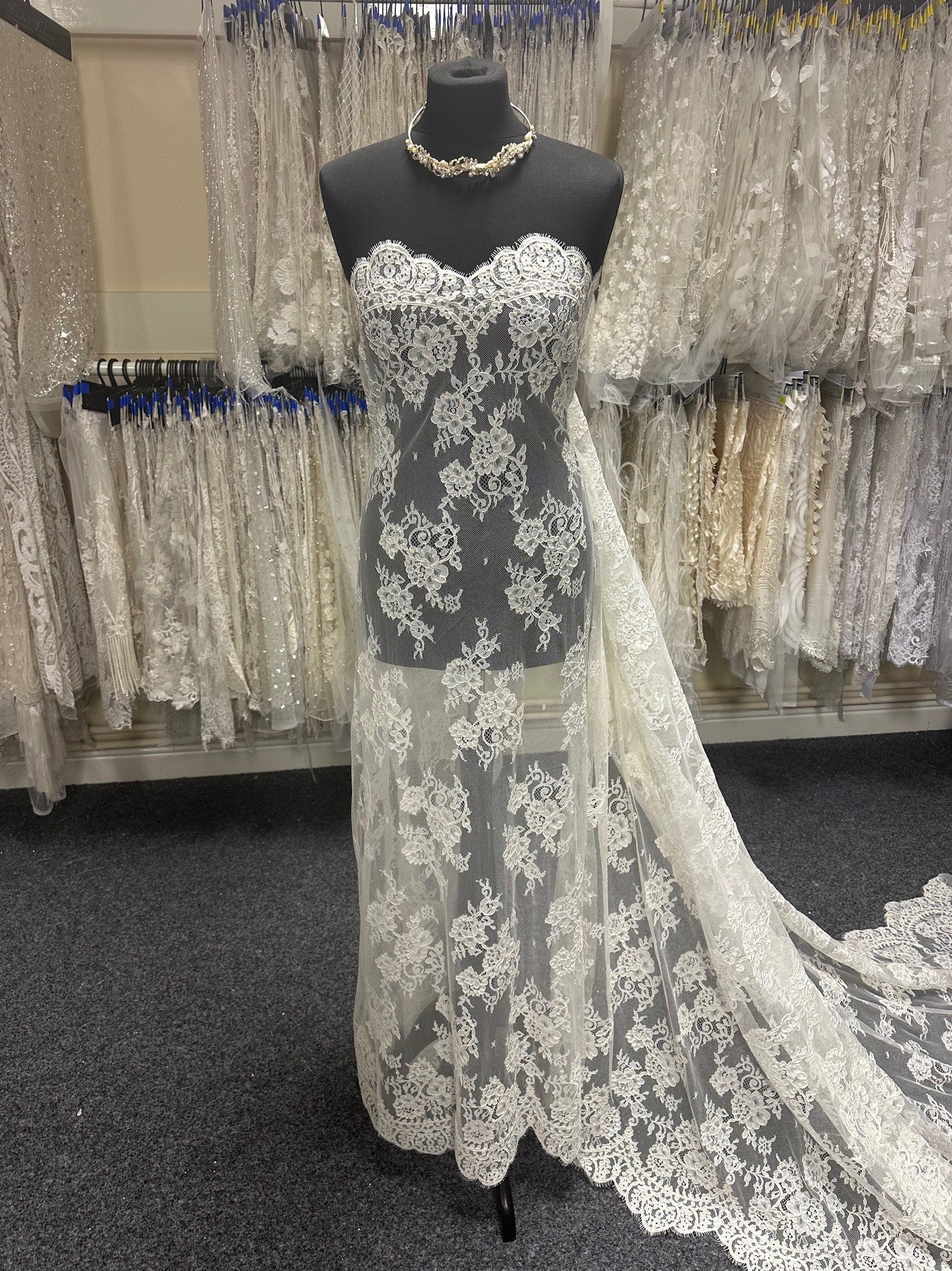 Ivory Corded Lace - Amelia