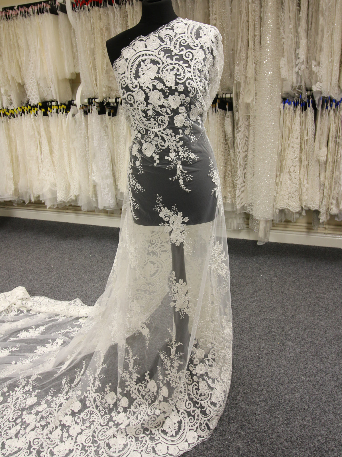 Ivory Corded Lace - Anki