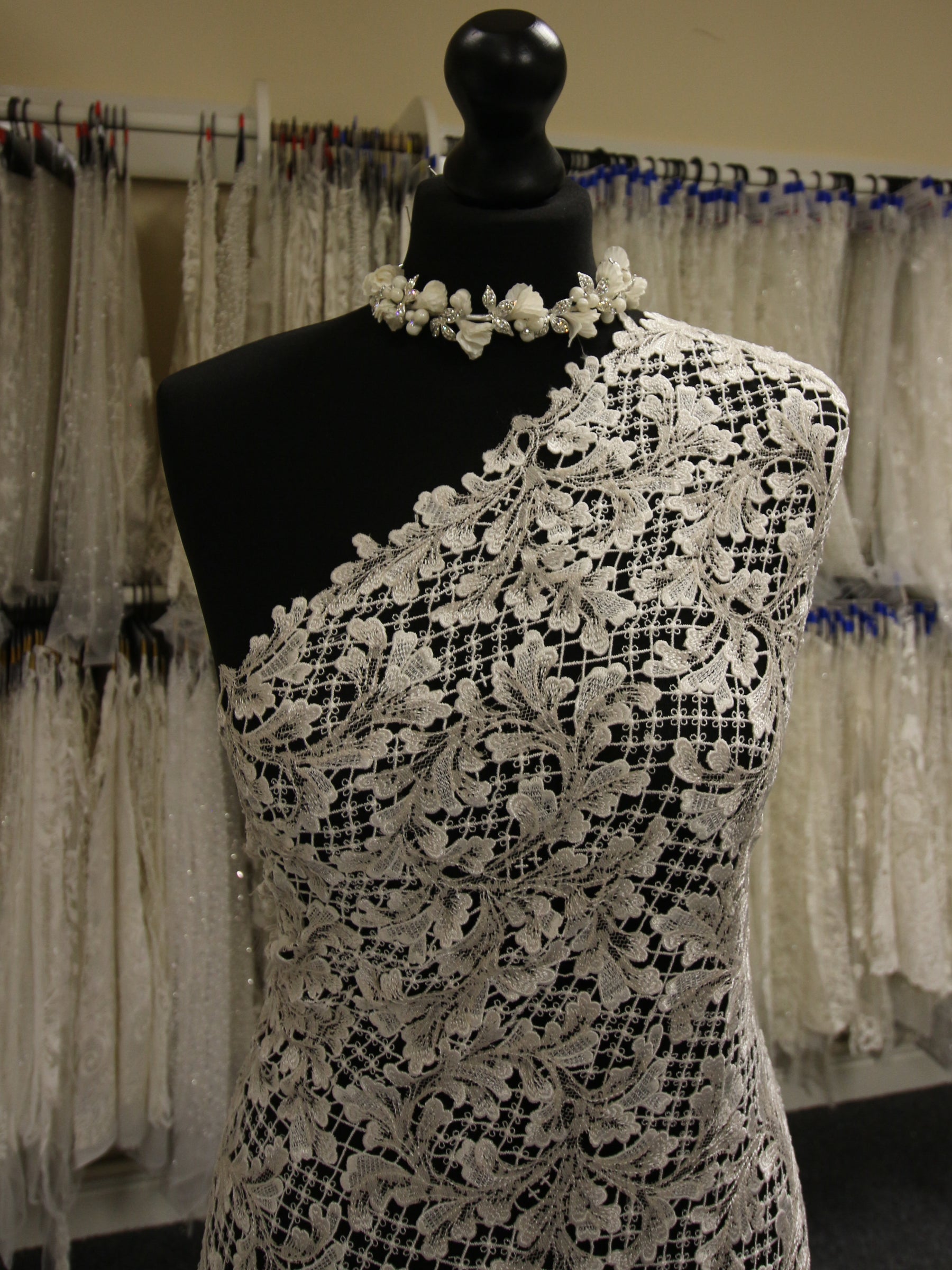 Ivory Embroidered Lace - Cassandra