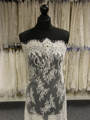 Ivory Raschel Lace - Cassidy