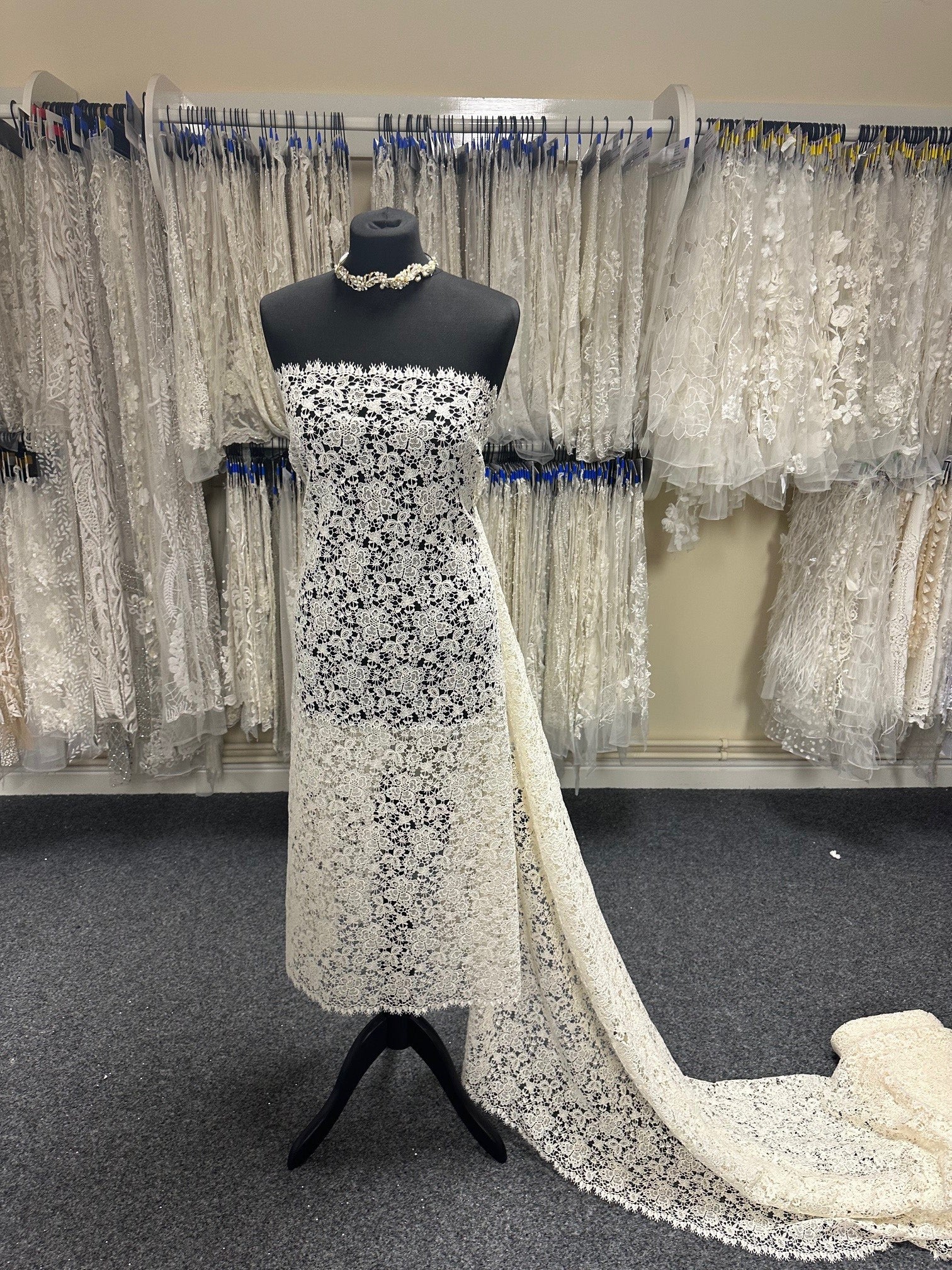 Ivory Guipure Lace Ebba