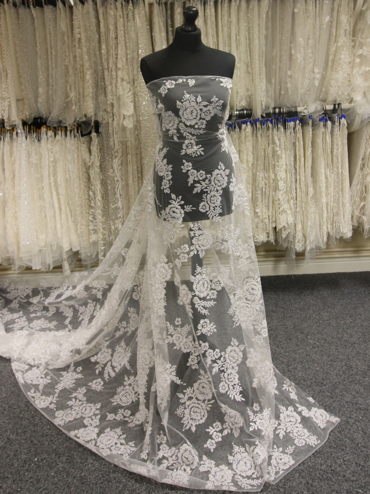 Ivory Glitter Tulle - Edelie