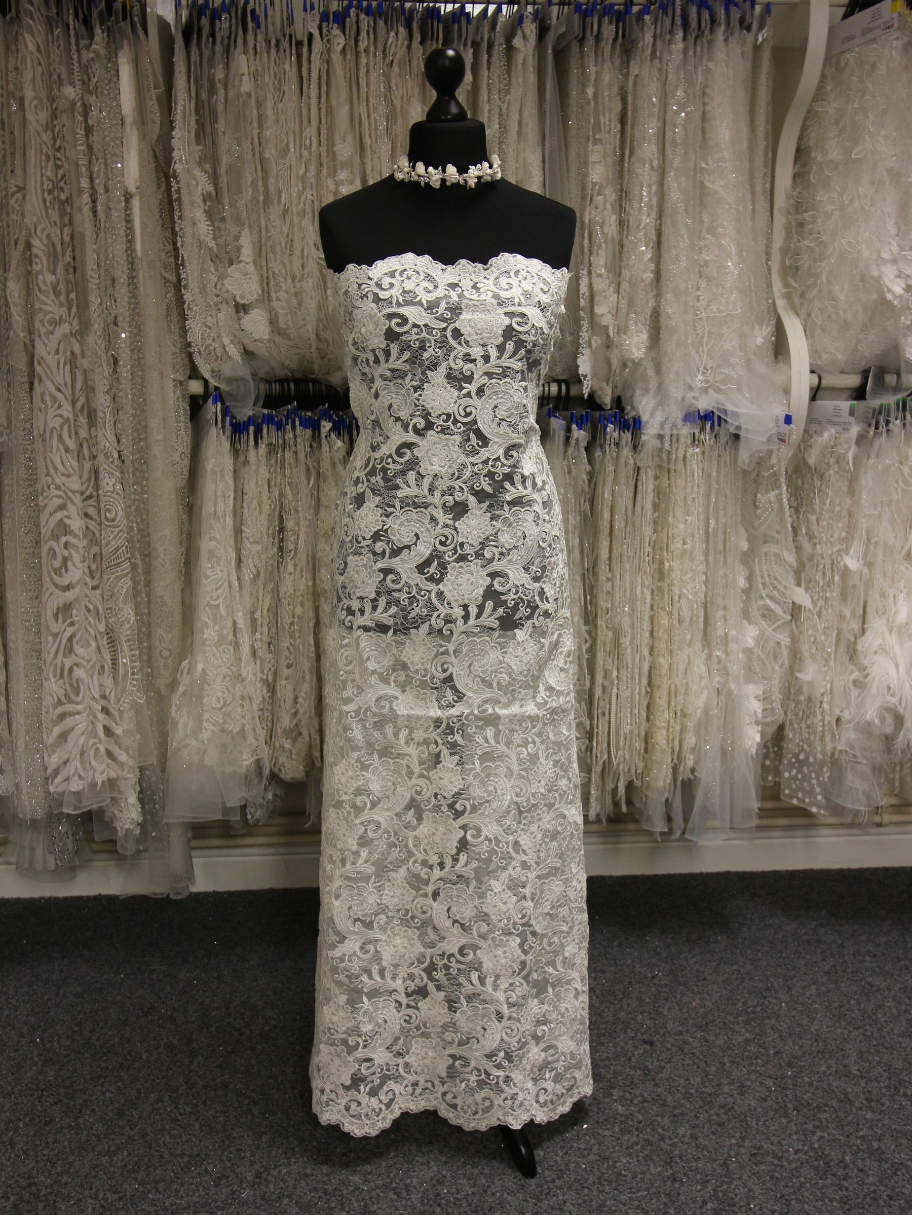 Ivory Corded Lace - Eden