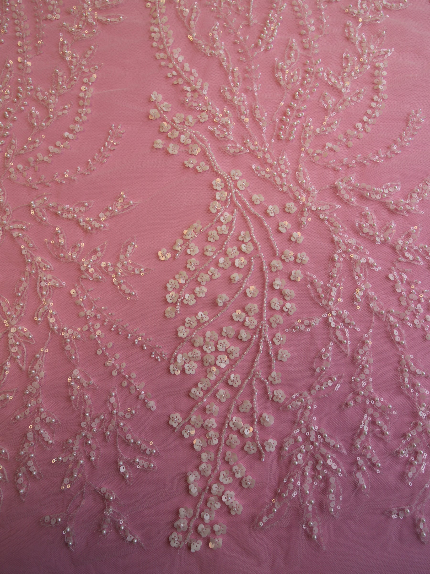 Ivory Beaded Bridal Lace - Jorgella