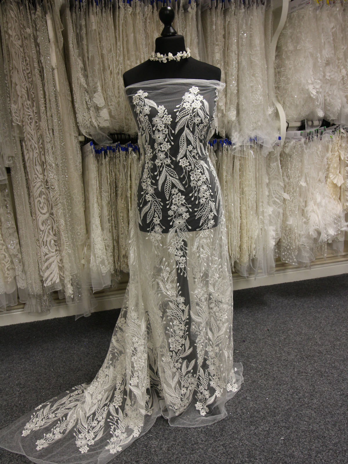 Ivory Embroidery Lace - Mirth