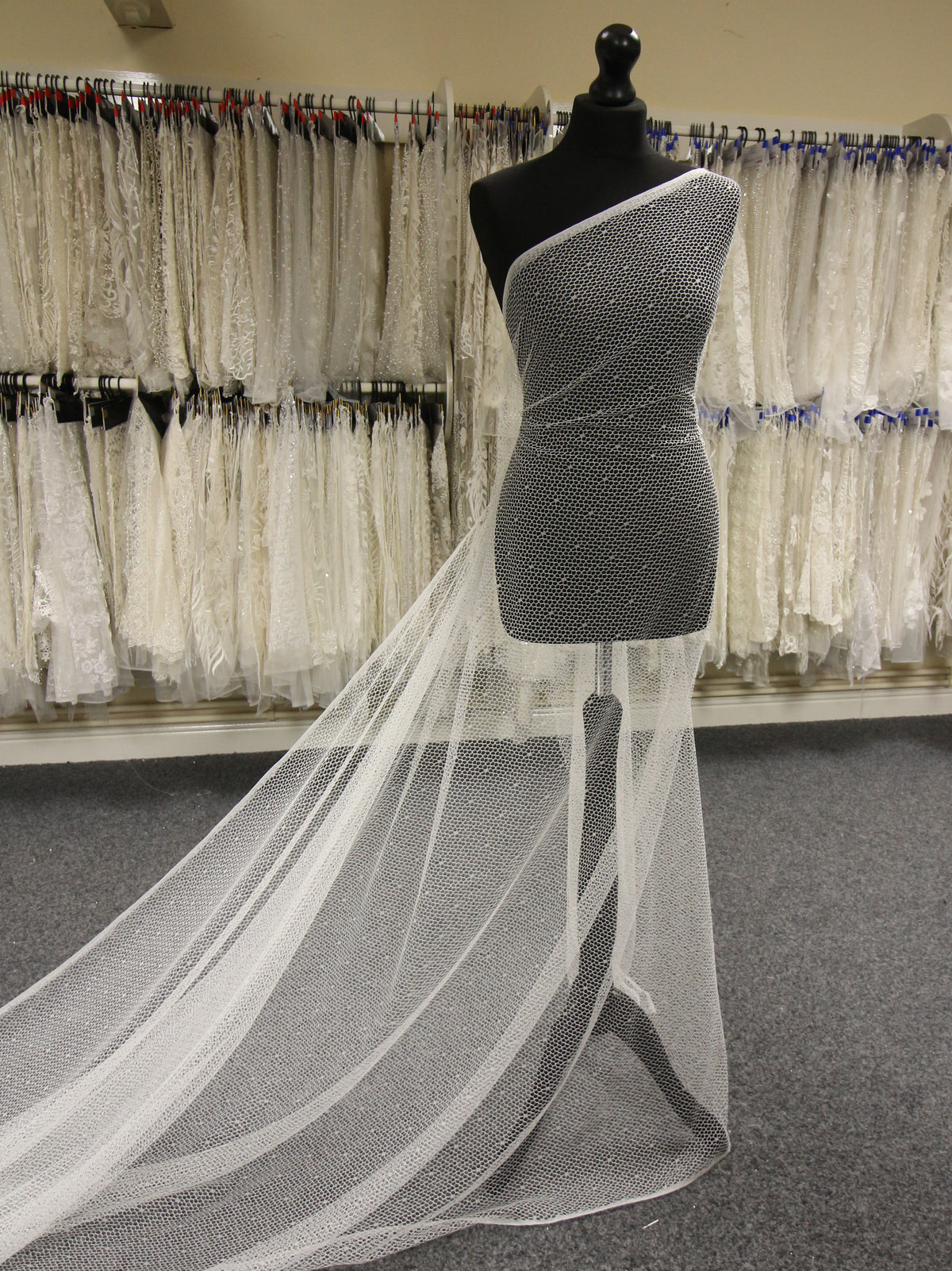 Ivory Raschel Lace - Paradise