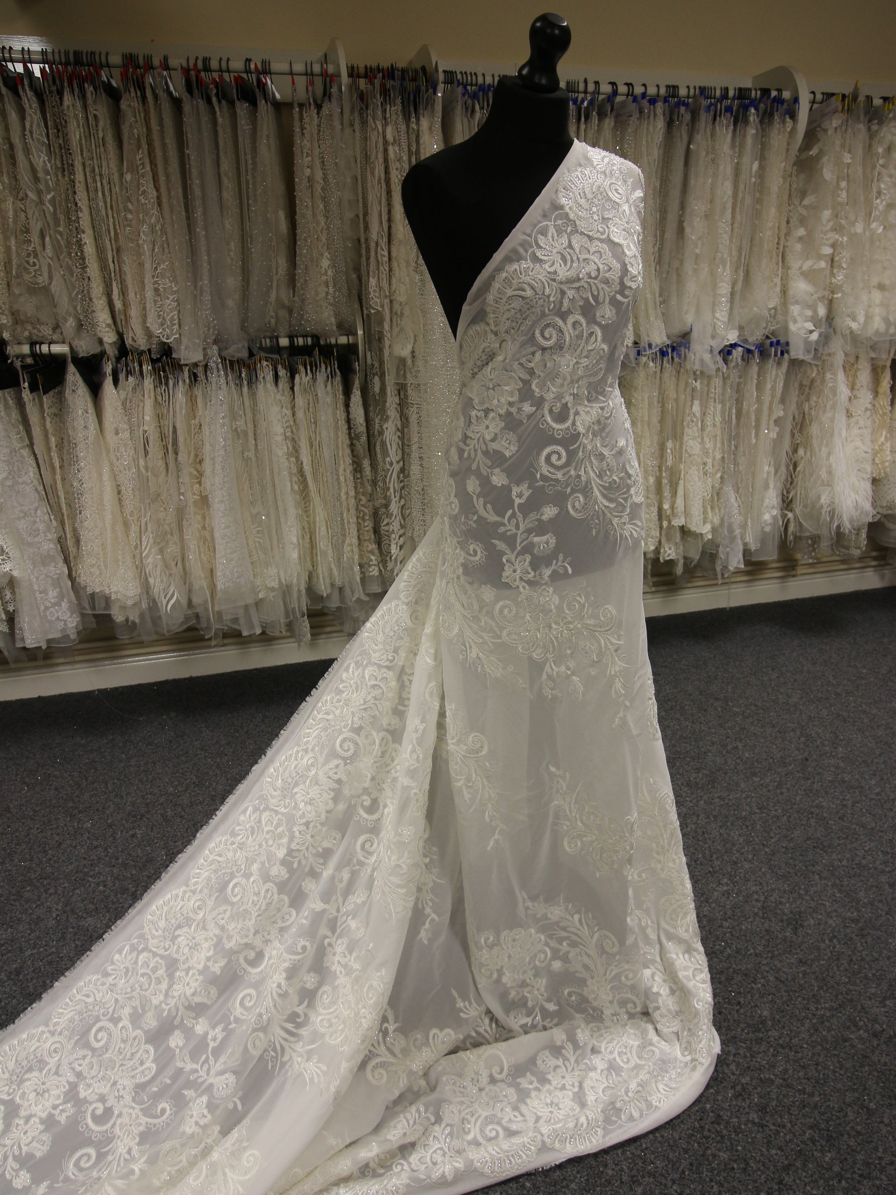 Ivory Chiffon Lace - Passion