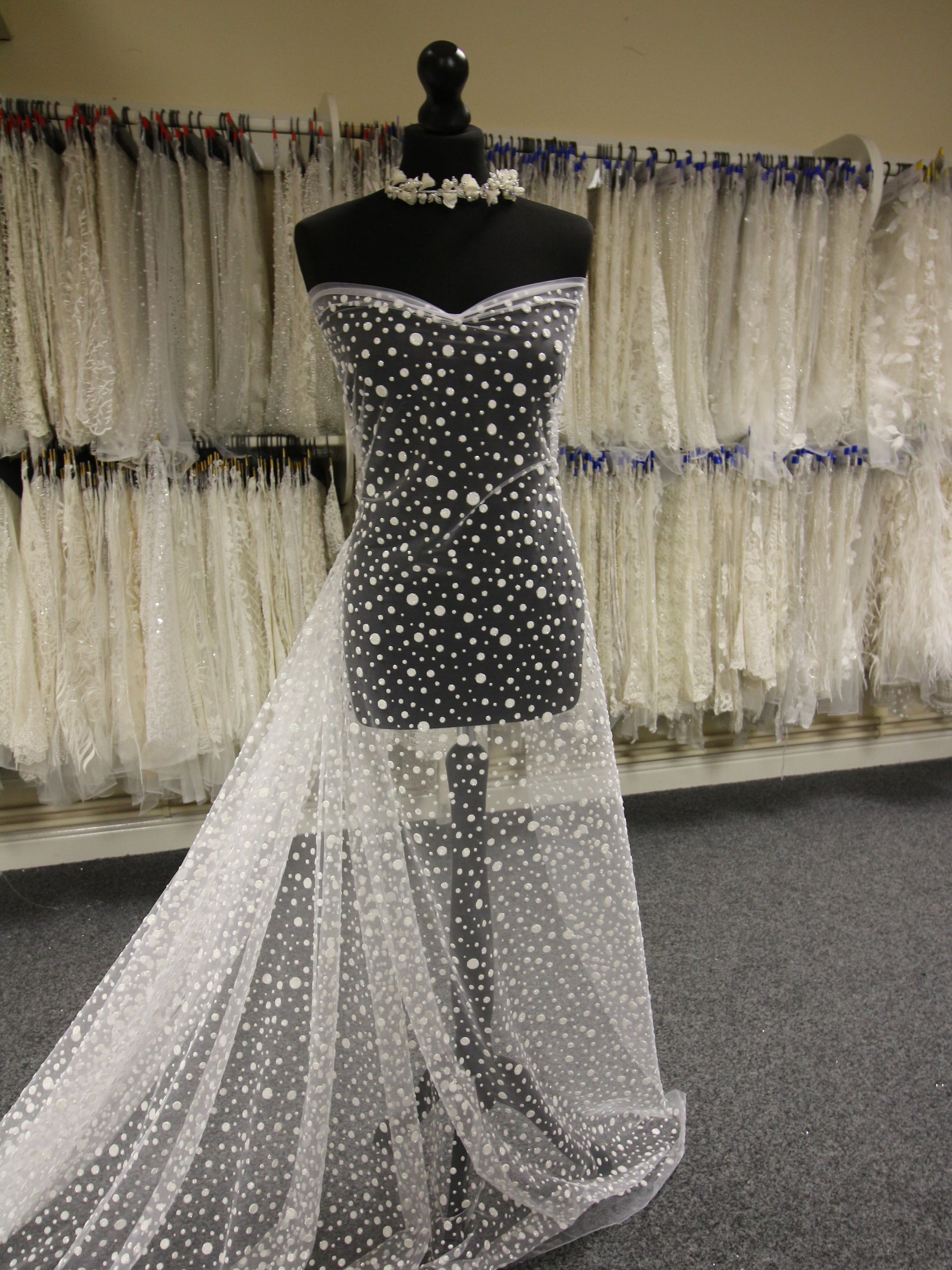 Ivory Glitter Lace - Rasputin