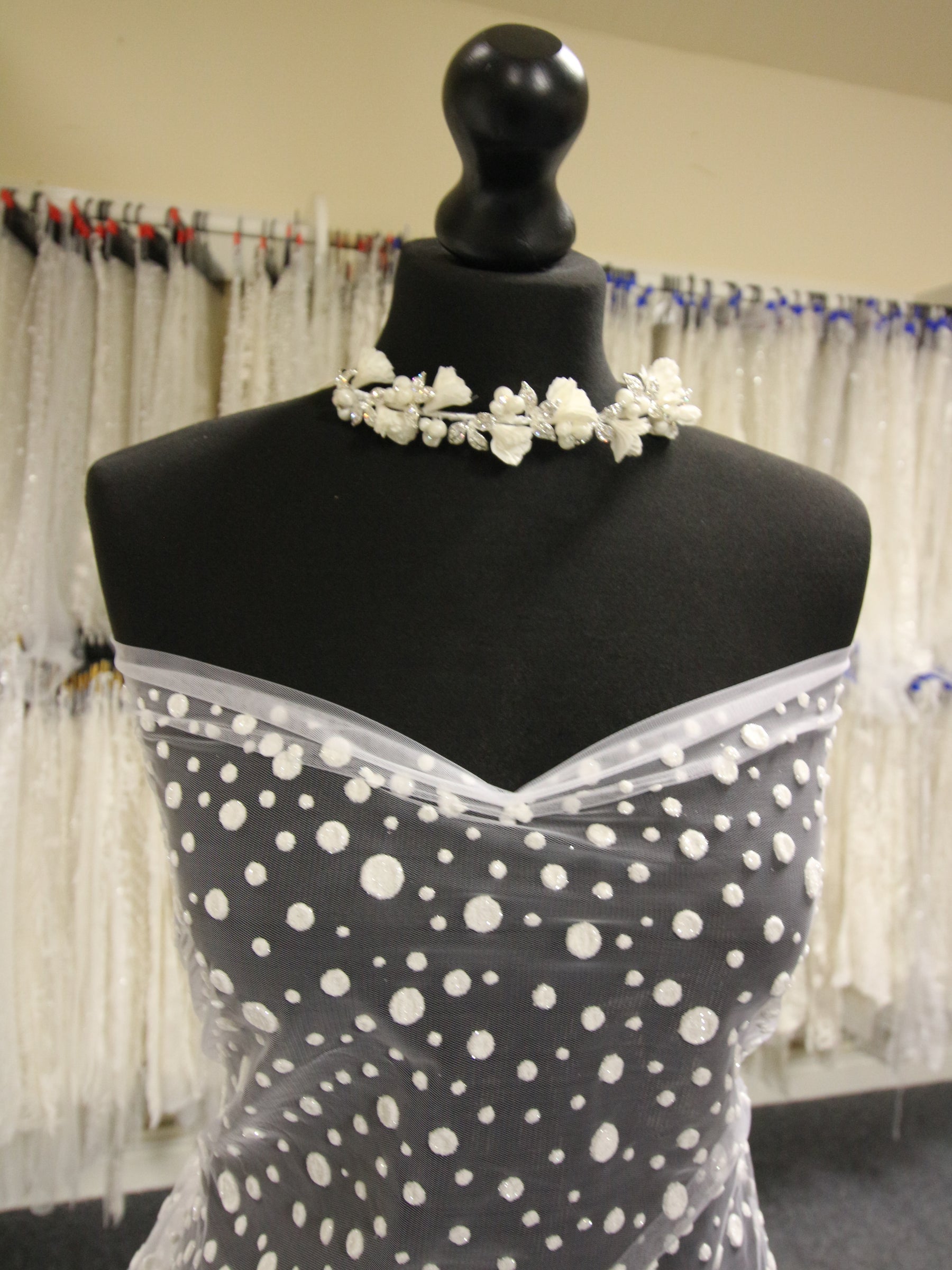 Ivory Glitter Lace - Rasputin