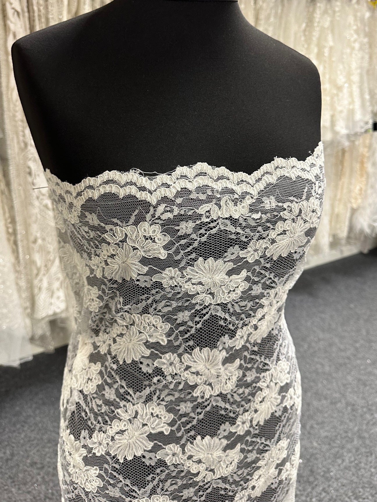 Ivory Corded Wedding Lace - Seltina