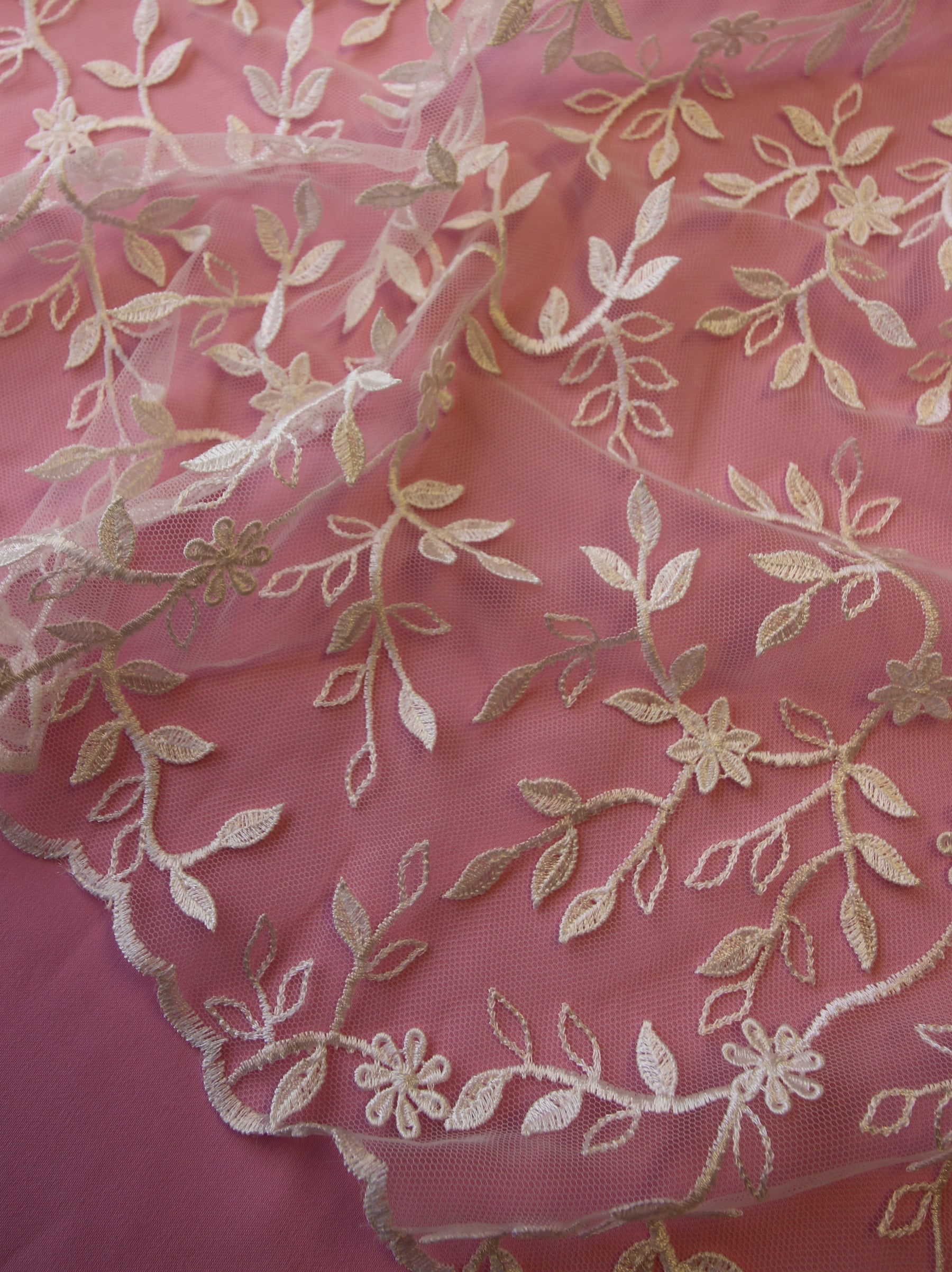 Ivory Embroidery Lace - Vasiliki