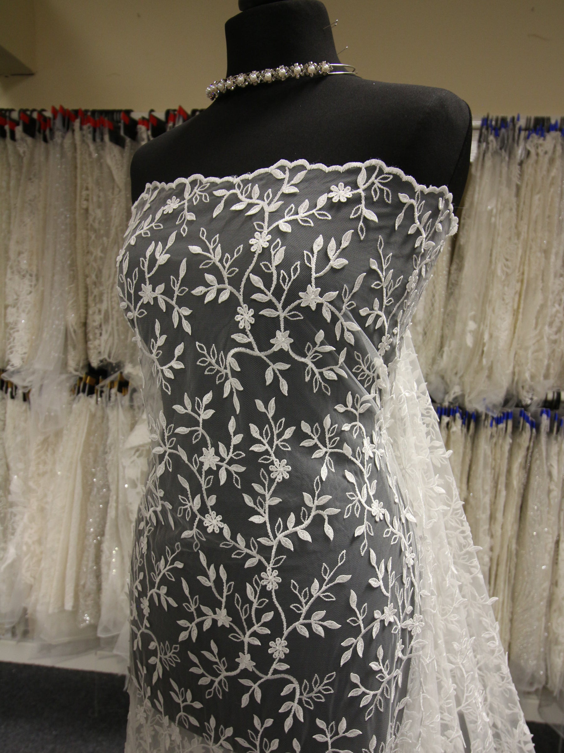 Ivory Embroidery Lace - Vasiliki