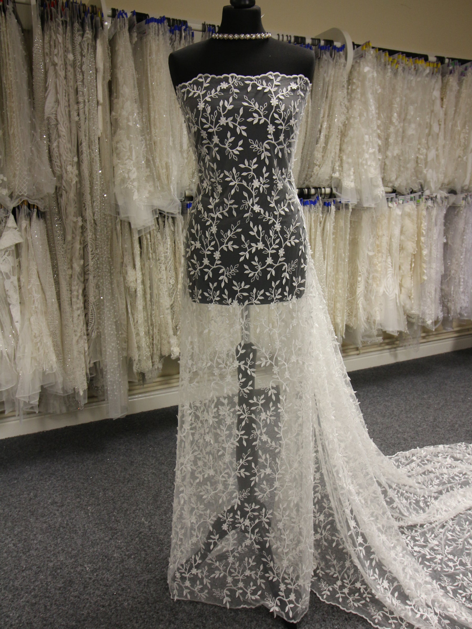 Ivory Embroidery Lace - Vasiliki