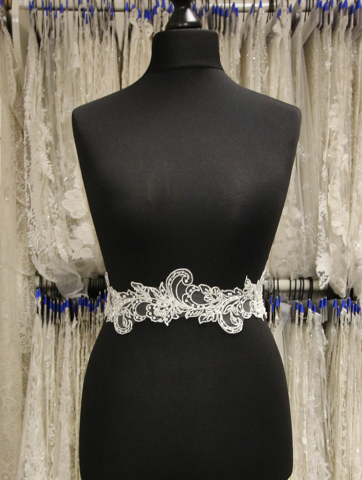 Ivory Beaded Lace Trim - Iowa