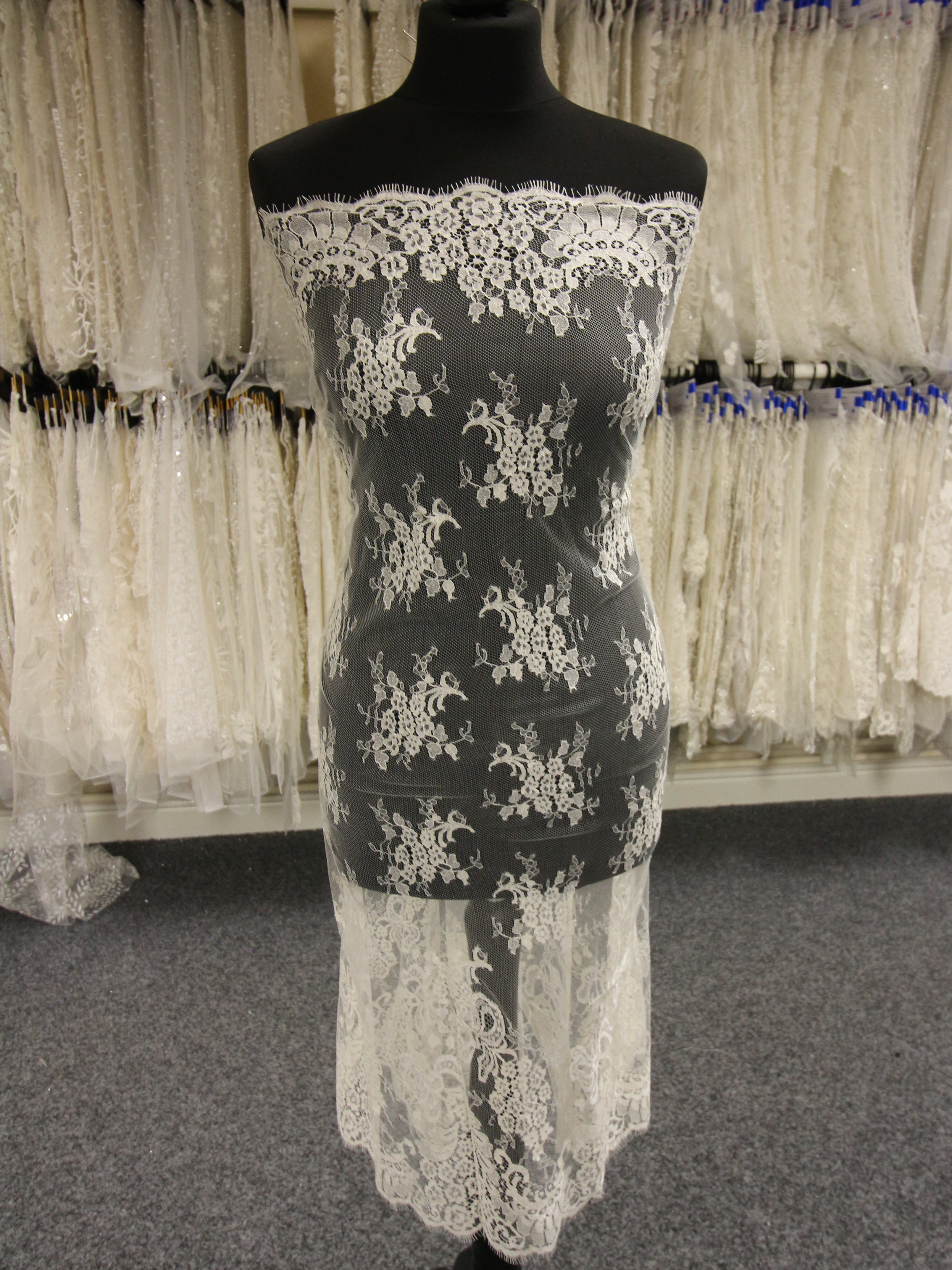 Ivory Chantilly Lace - Lillian Ivory Chantilly Lace - Lillian
