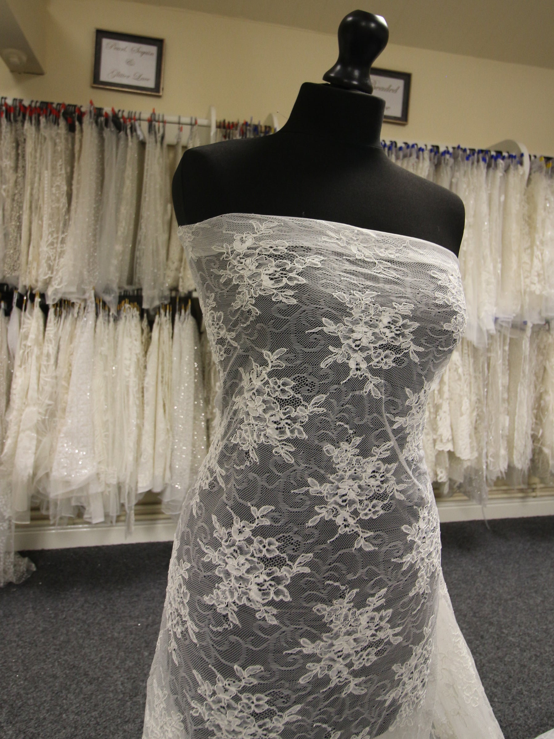 Ivory Corded Lace - Margaret