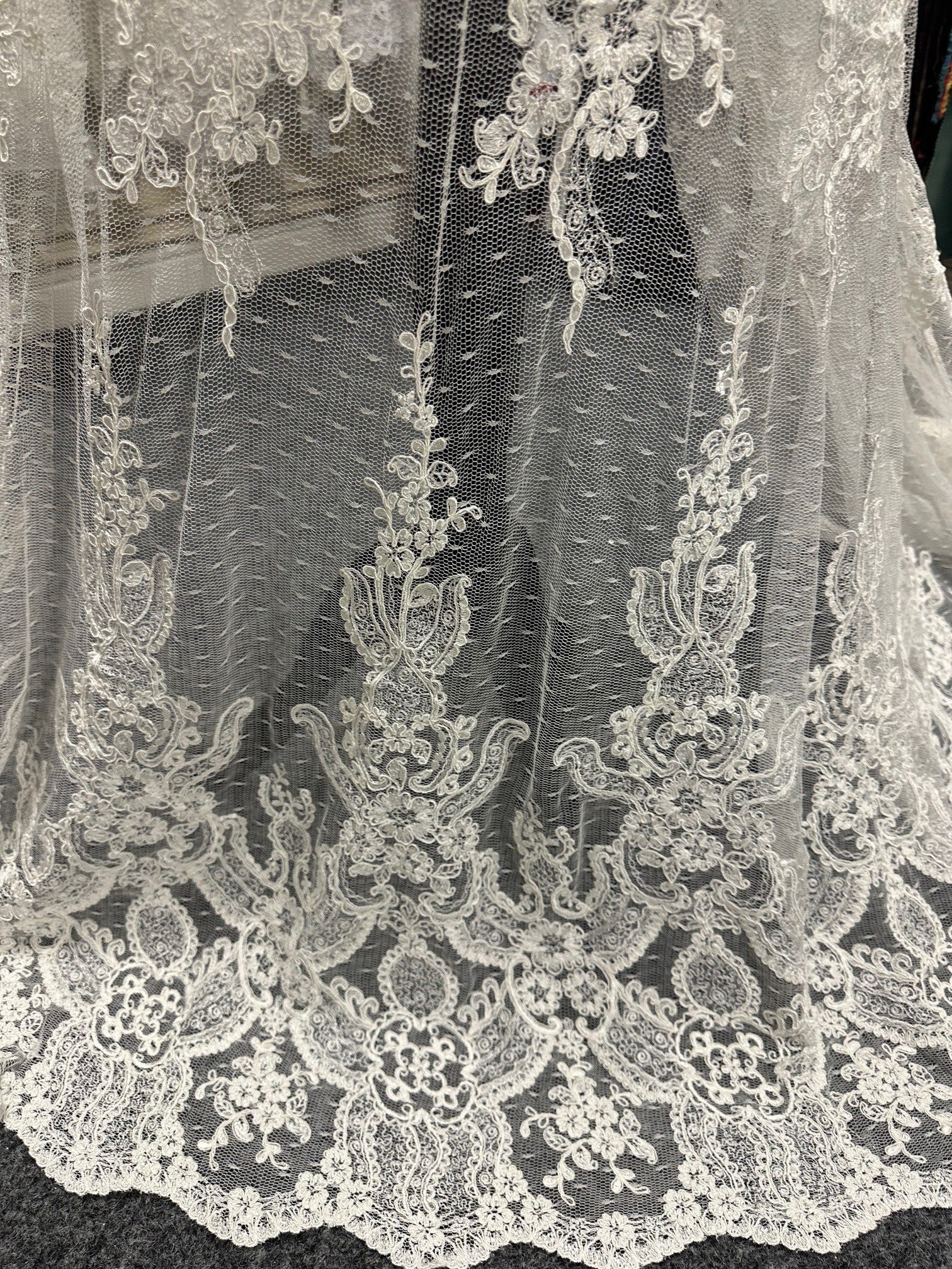Ivory Corded Lace – Natalie