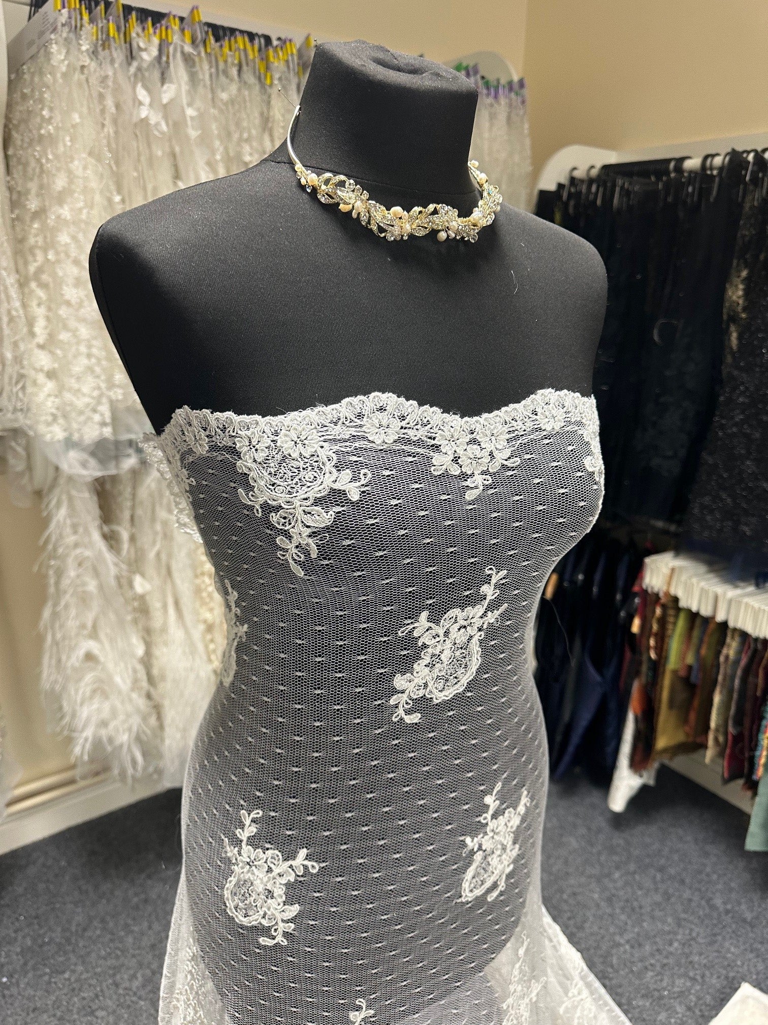 Ivory Corded Lace – Natalie