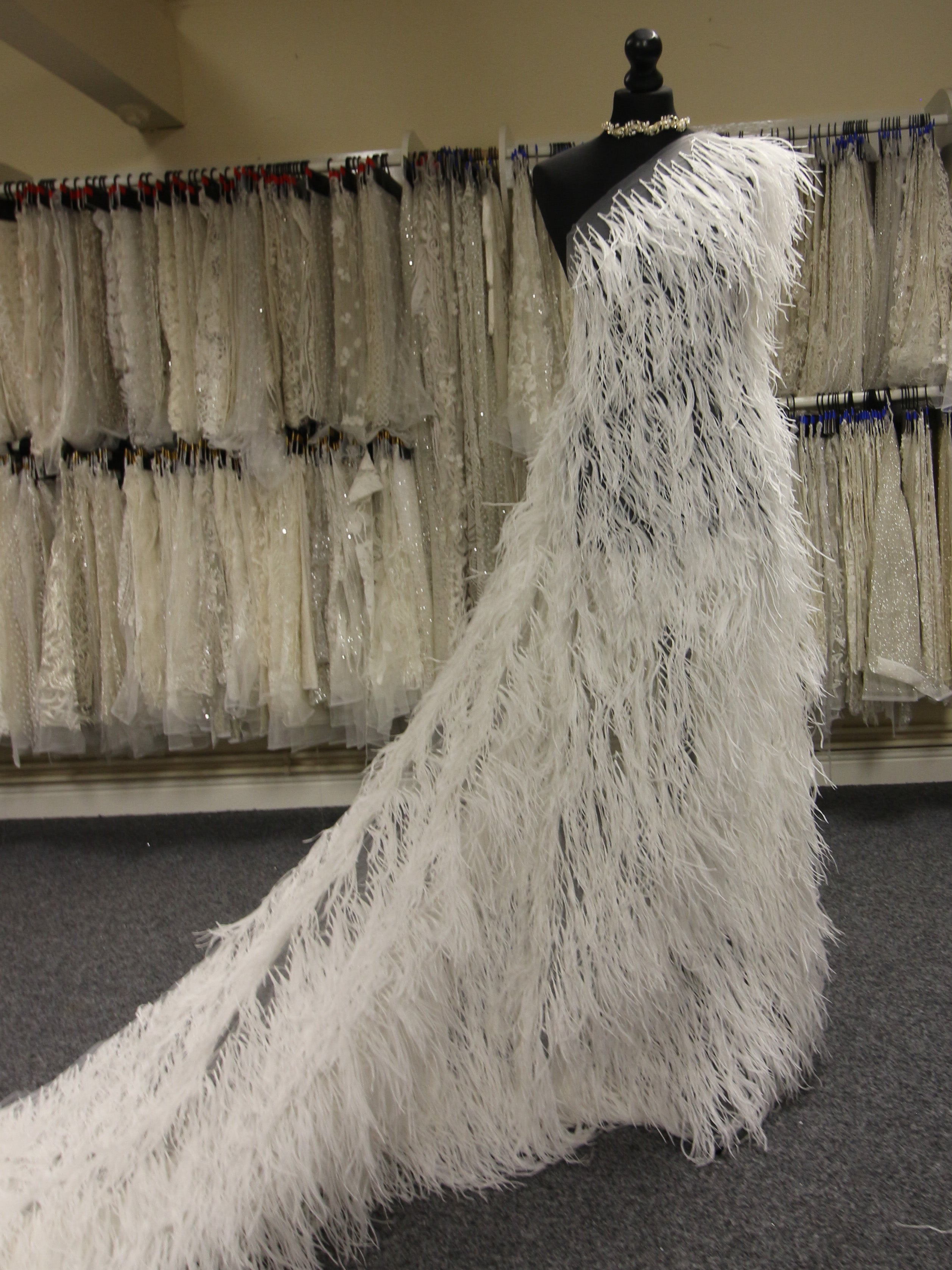 Ivory Feather Tulle - Lynch Ivory Feather Tulle - Lynch