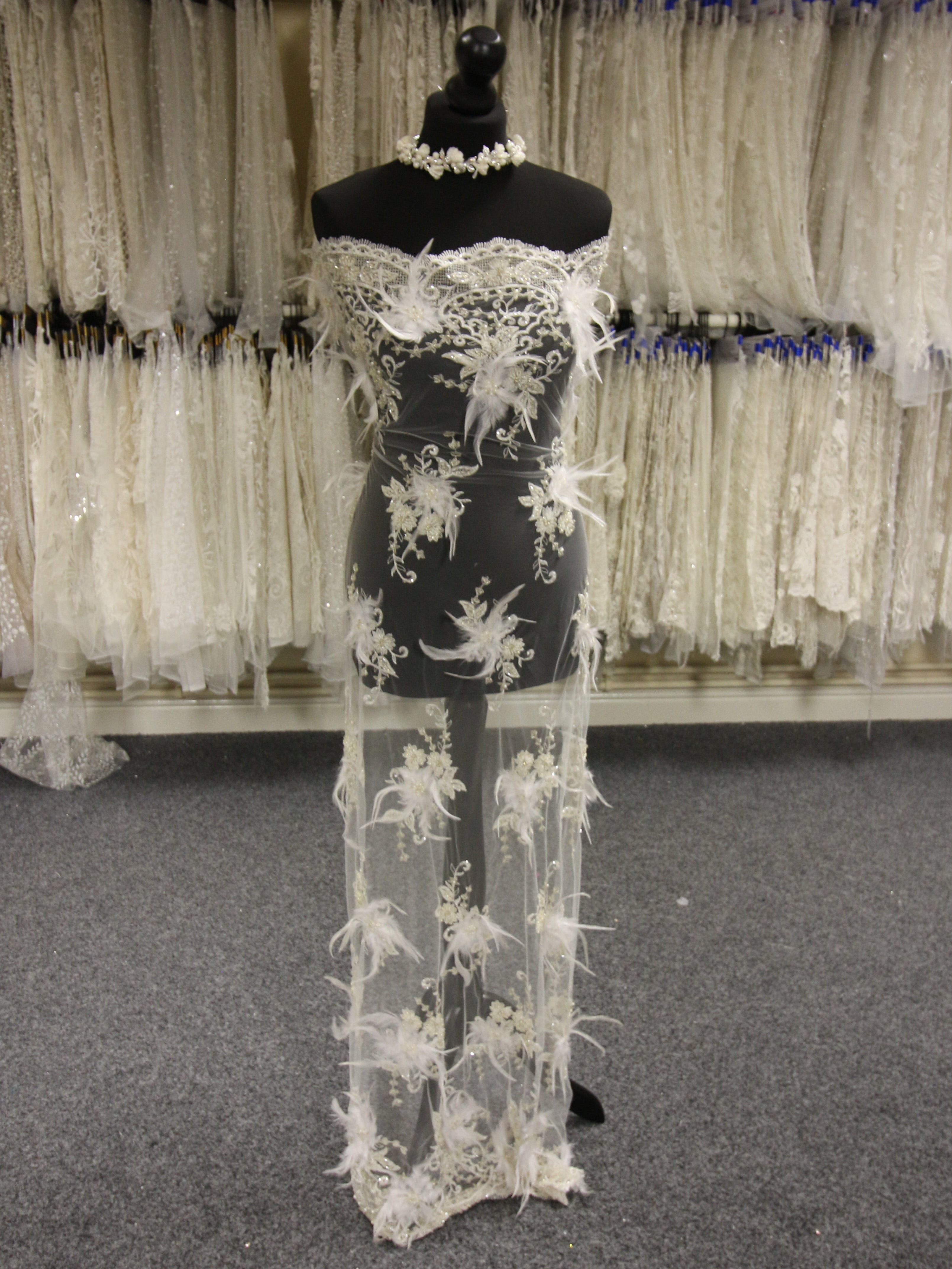Nikita Dress - Ivory Bloom Stripes