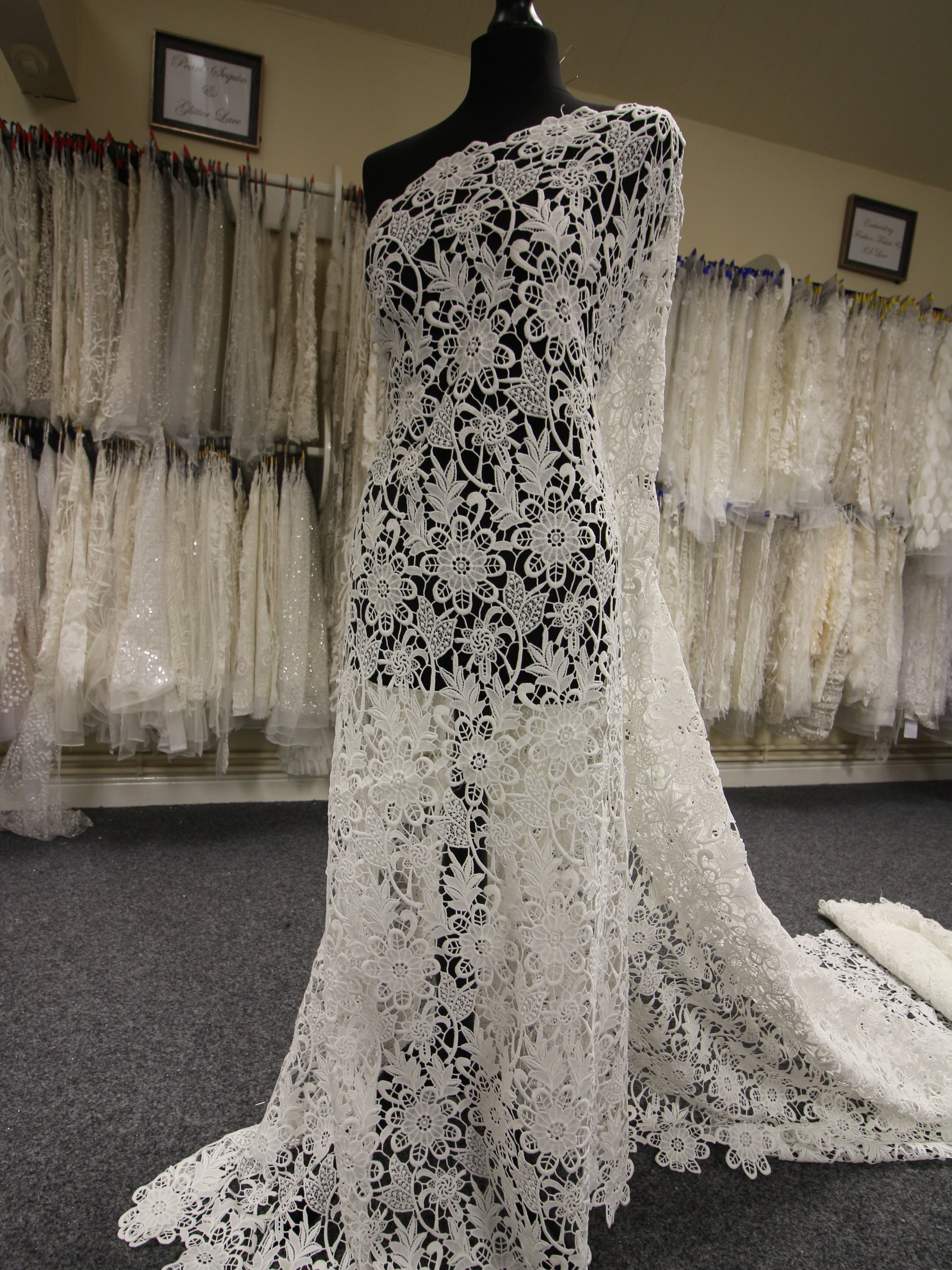 Ivory Guipure Lace
