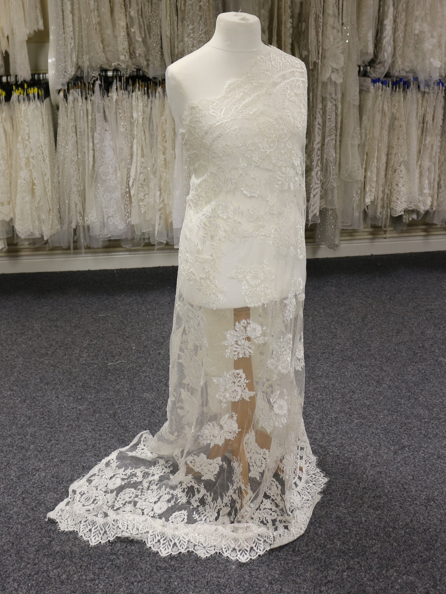 Ivory Corded Lace - Georgina