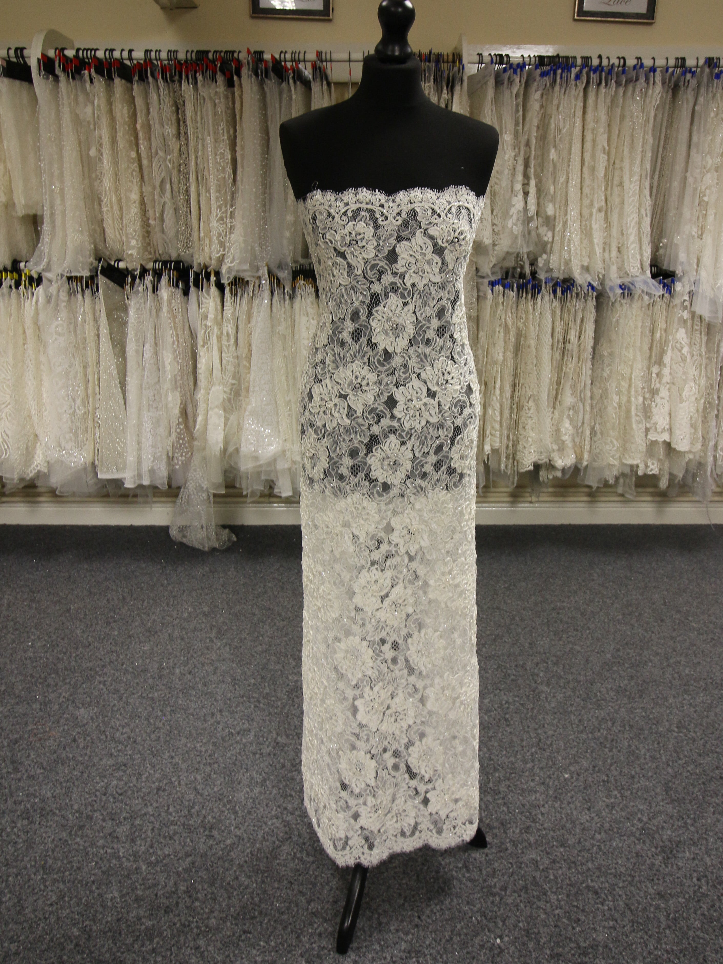 Ivory Corded Lace Keira