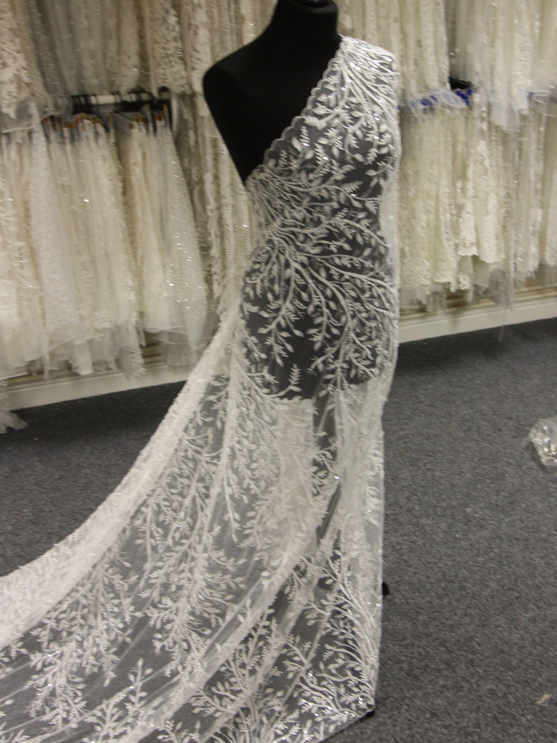 Ivory Laser Lace - Verena