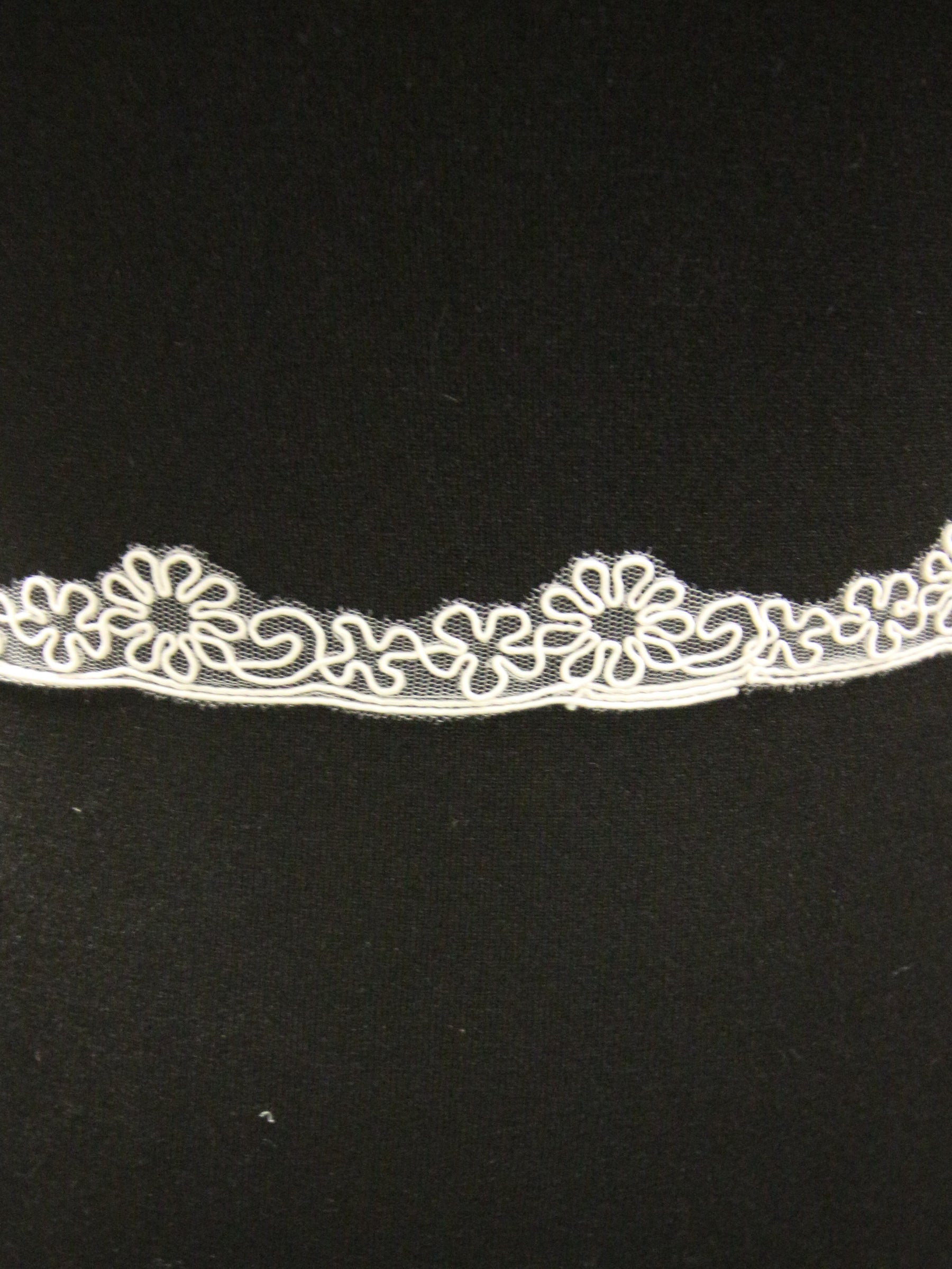 Ivory Corded Lace Trim - Celandine