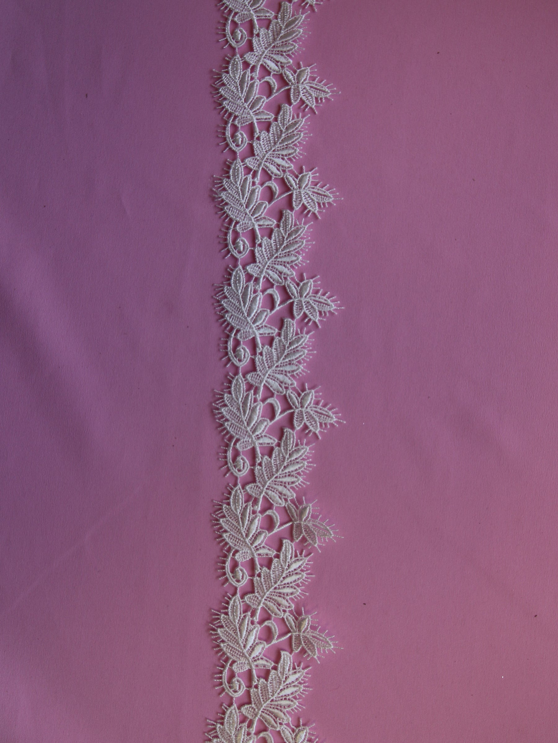 Ivory Lace Trim - Palm