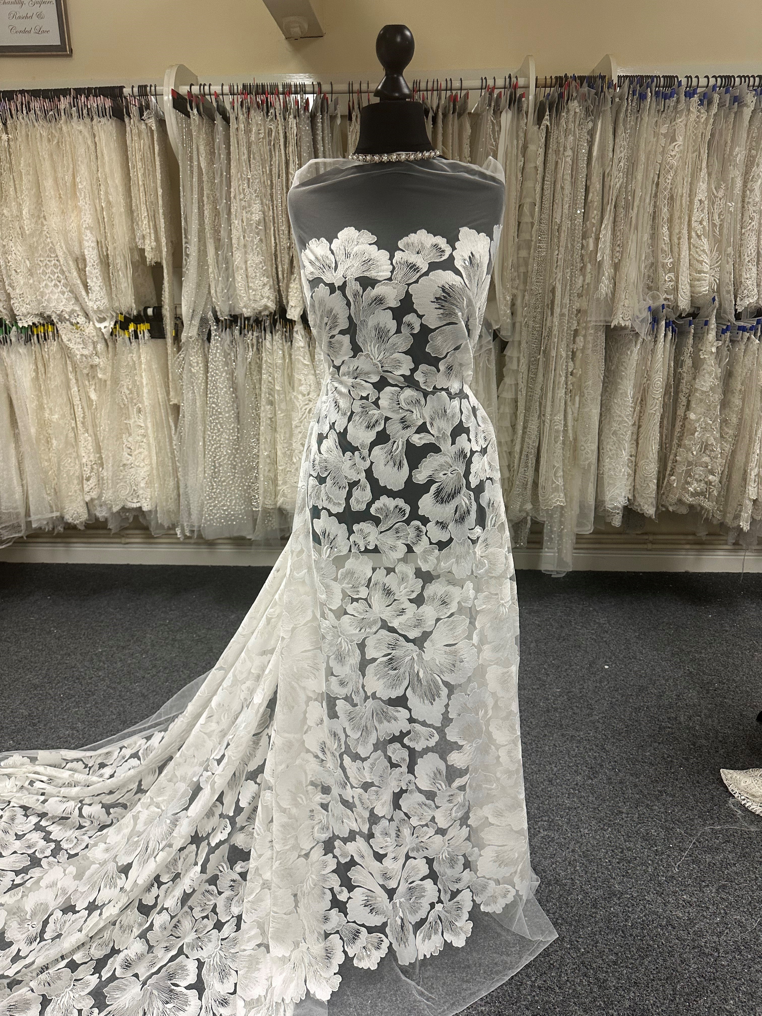 IvorySequinEmbroideryLace-