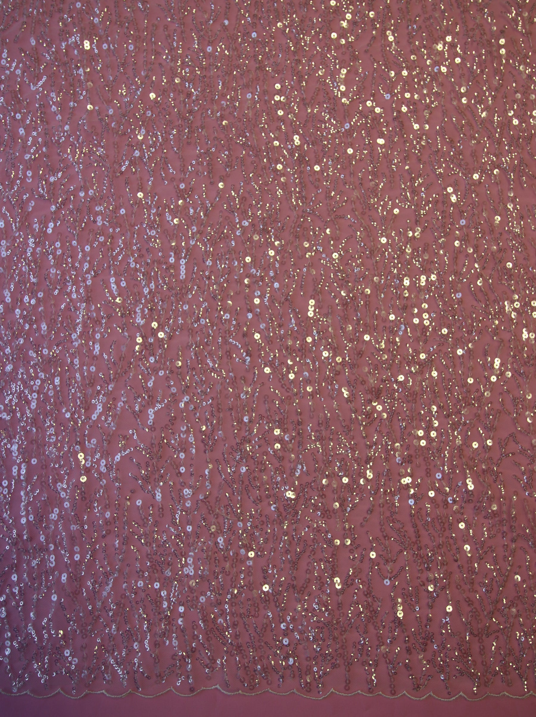 Ivory Sequin Tulle - Gilda