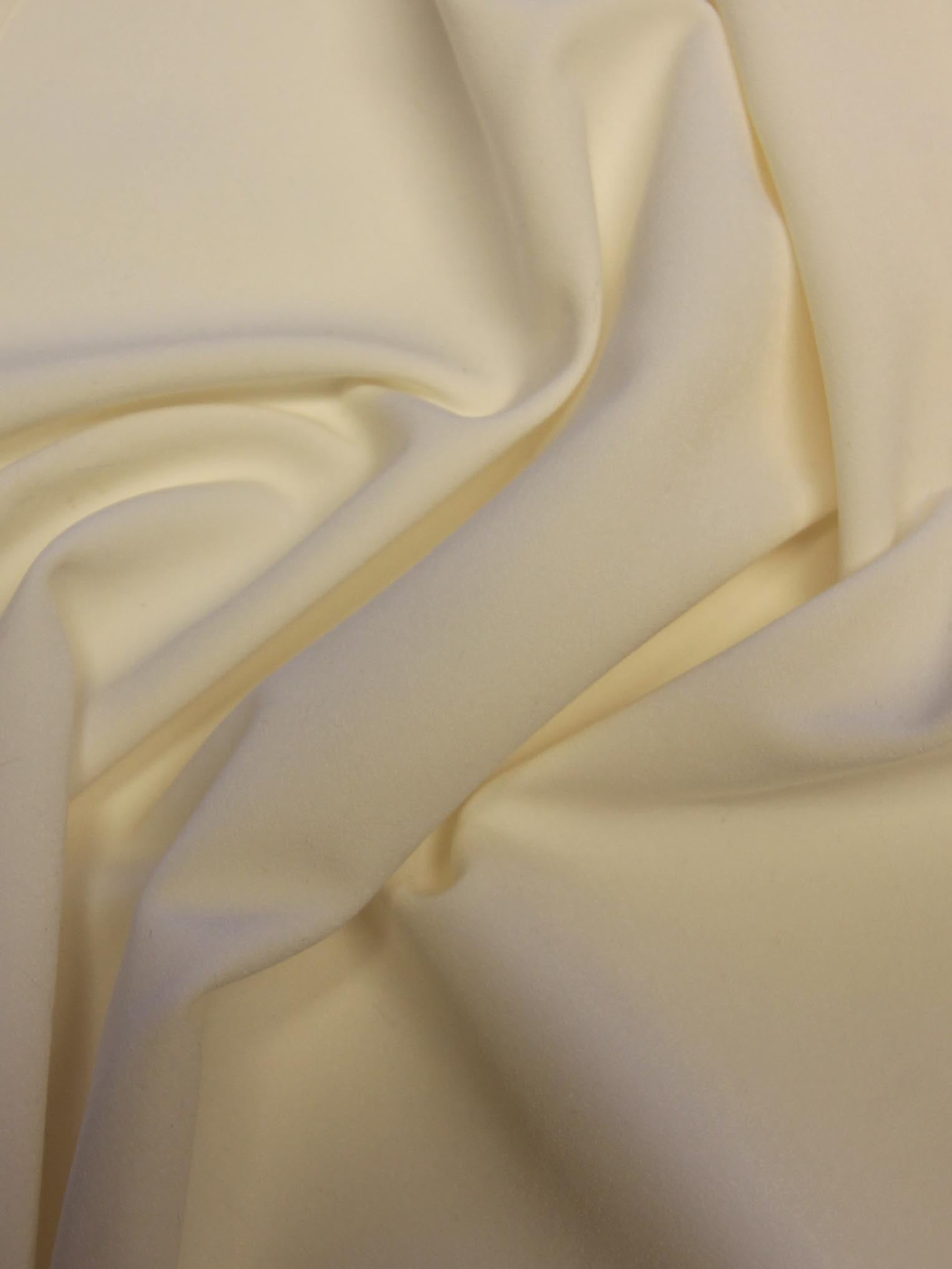 Silver Polyester Stretch Crepe Pageant