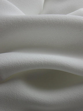 Ivory Polyester Crepe - Curiosity