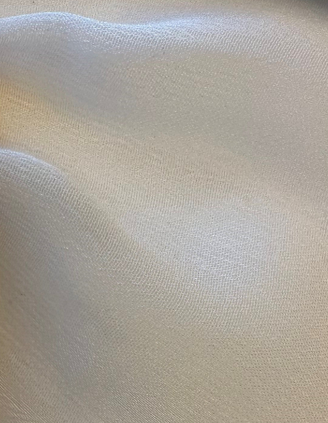 Ivory Polyester Chiffon - Gemini
