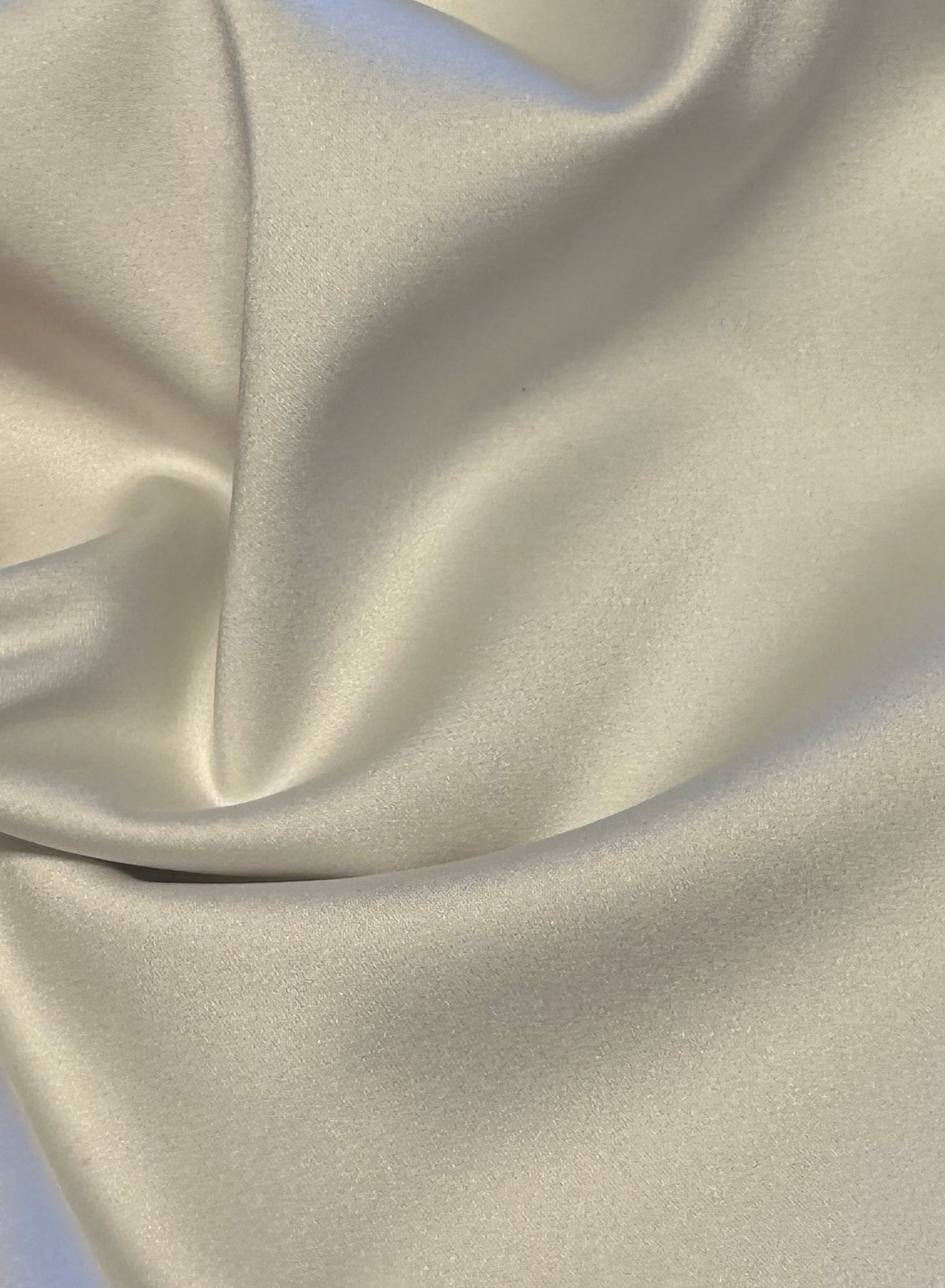 Ivory Polyester Stretch Satin - Estonia