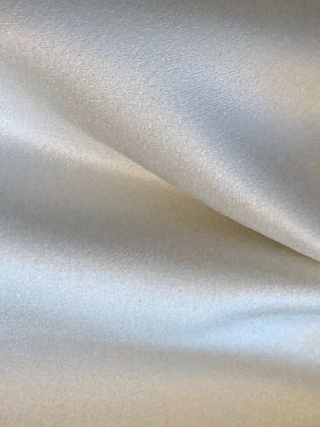 Ivory Polyester Satin - Mystique