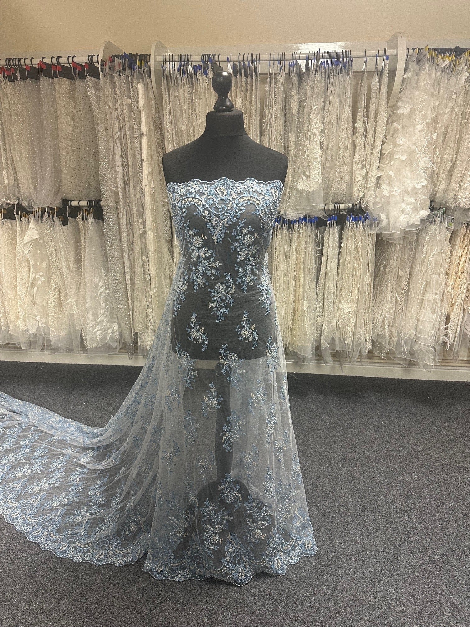 Vintage Blue Lace - Jessica