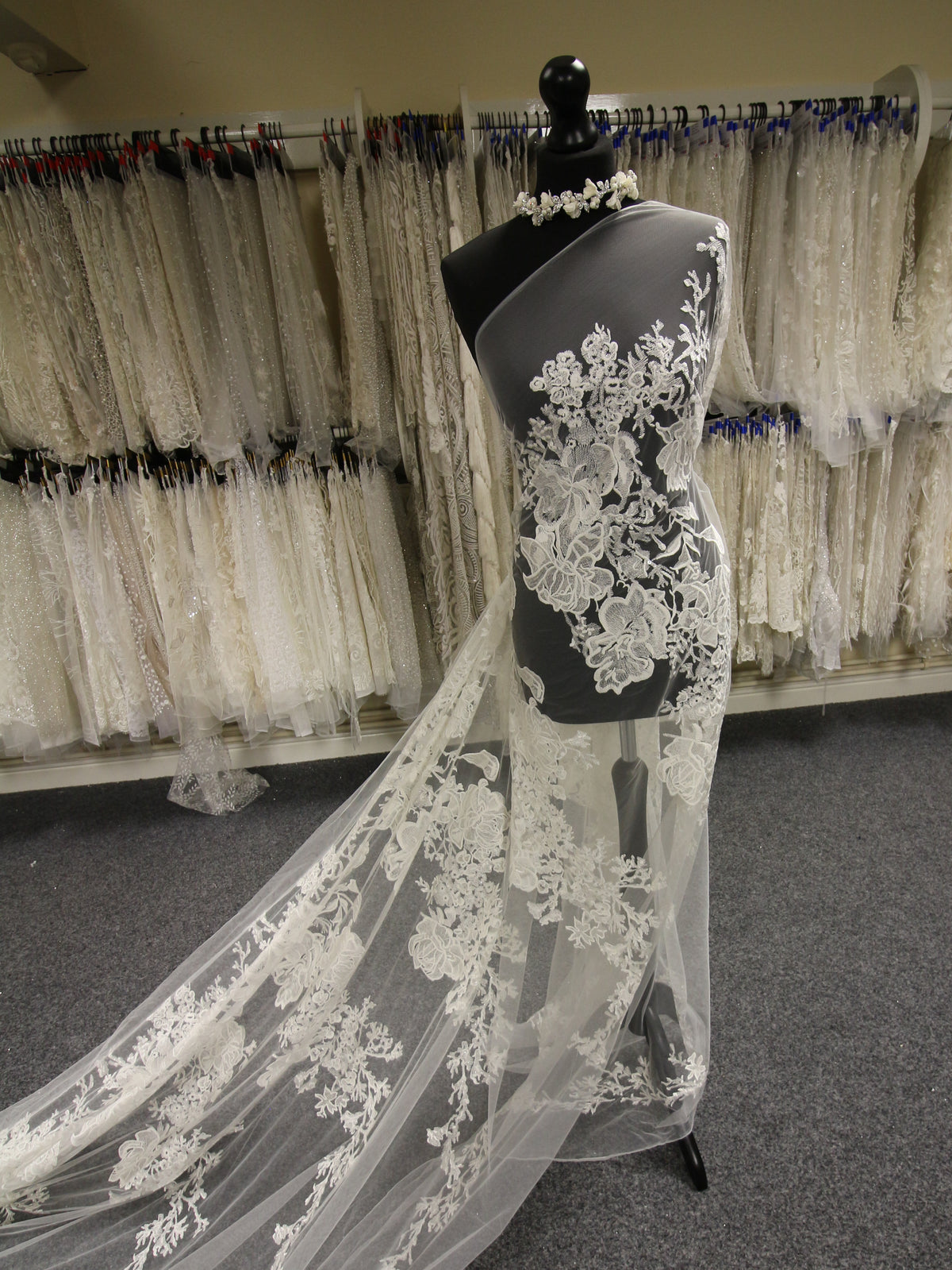 Ivory Floral Lace - Josephine