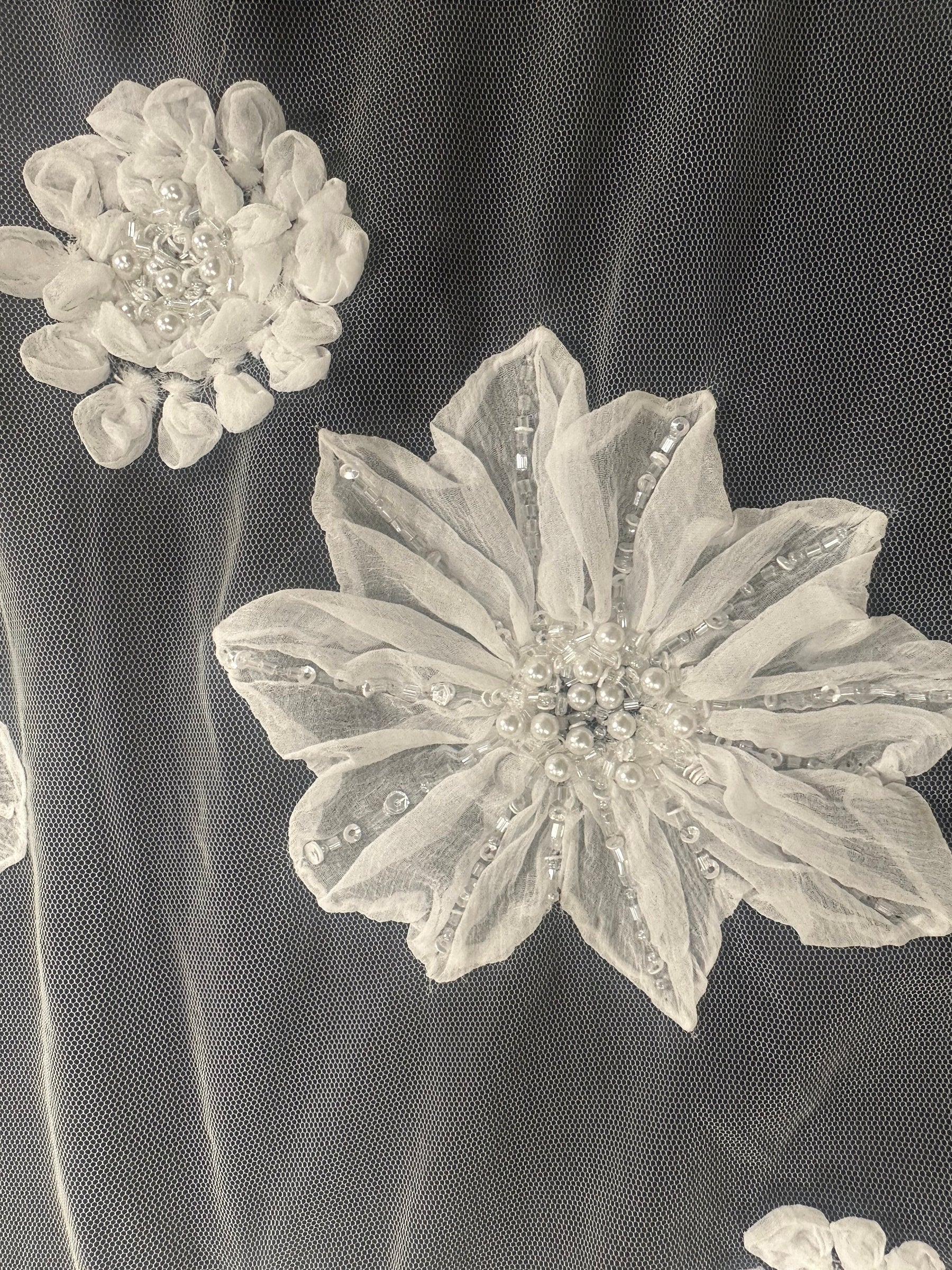 Ivory Floral Lace - Jude